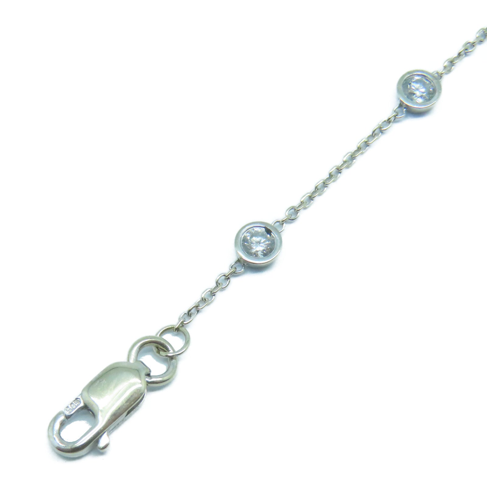 JEWELRY 18K白金Bracelet鑽石手鏈