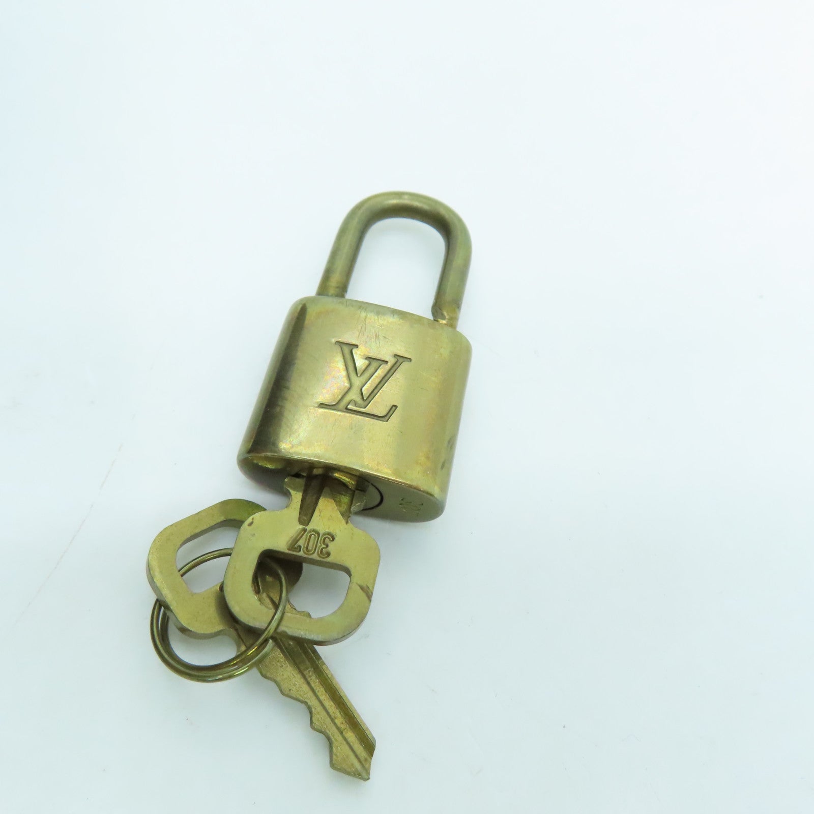 LOUIS VUITTON Monogram Trouville Hand Bag金扣手挽袋啡色