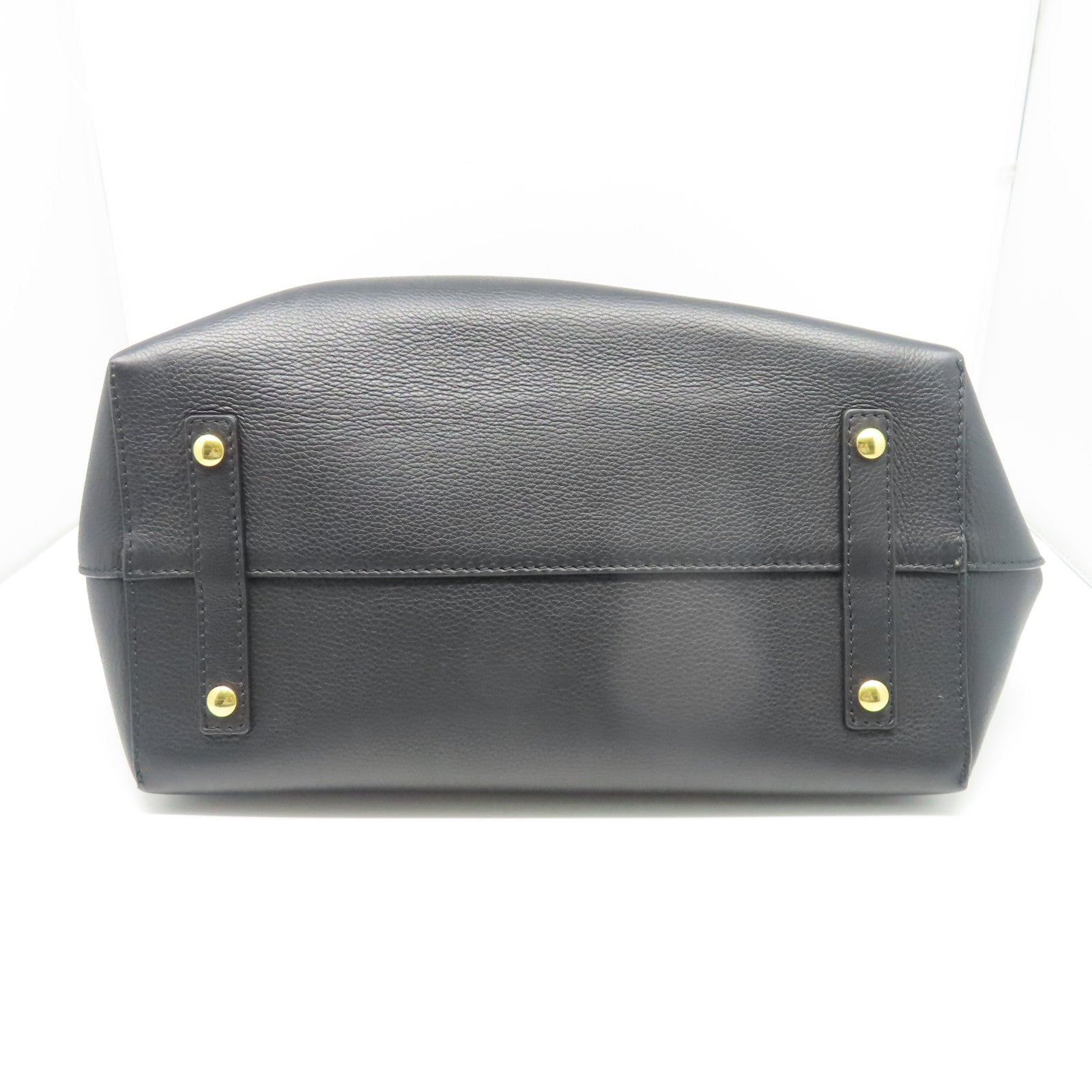 BURBERRY 【激減優惠】牛皮皮革2 Way shoulder金扣手挽肩背兩用袋黑色/黃色