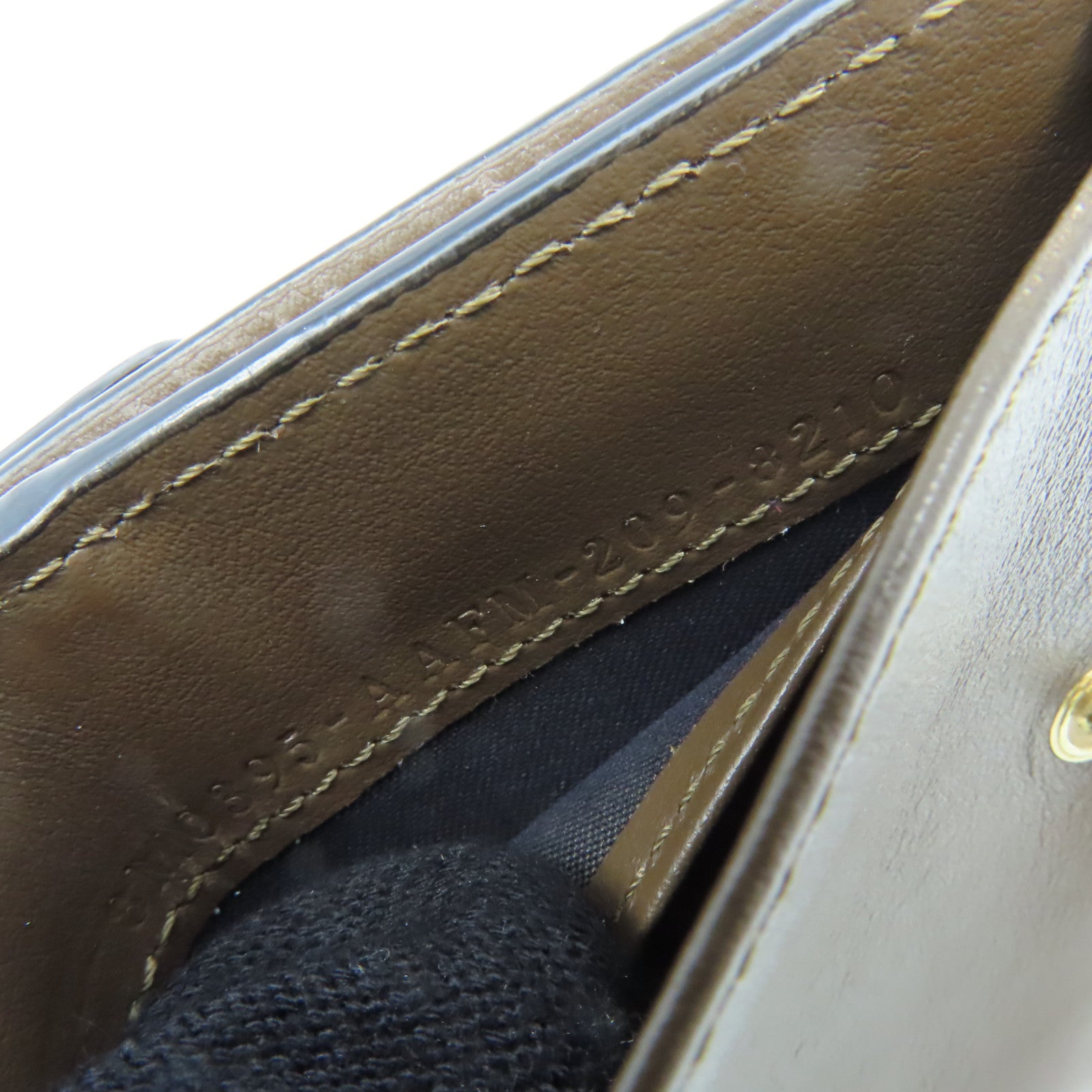 FENDI 牛皮皮革Mini Wallet迷你錢包啡色