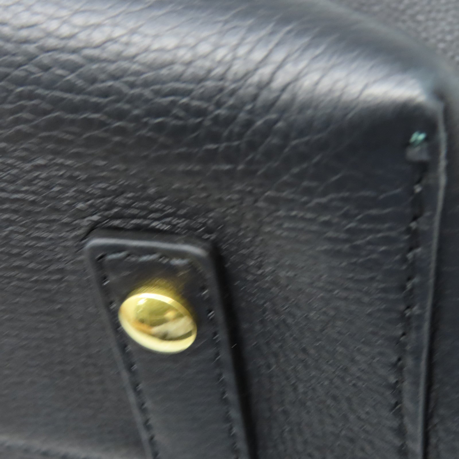 BURBERRY 【激減優惠】牛皮皮革2 Way shoulder金扣手挽肩背兩用袋黑色/黃色