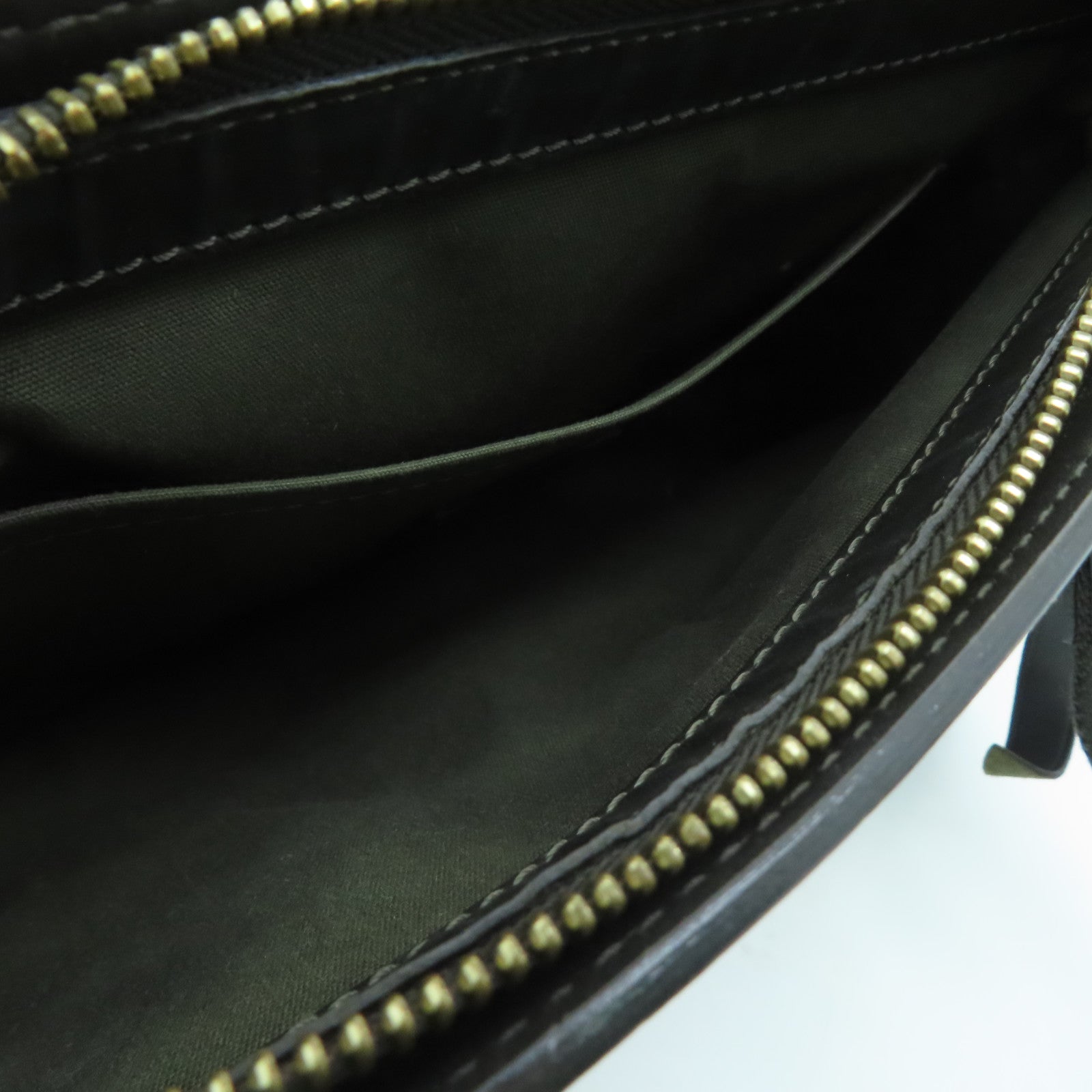 LOUIS VUITTON 帆布Lucille PM Hand Bag金扣手挽袋绿色