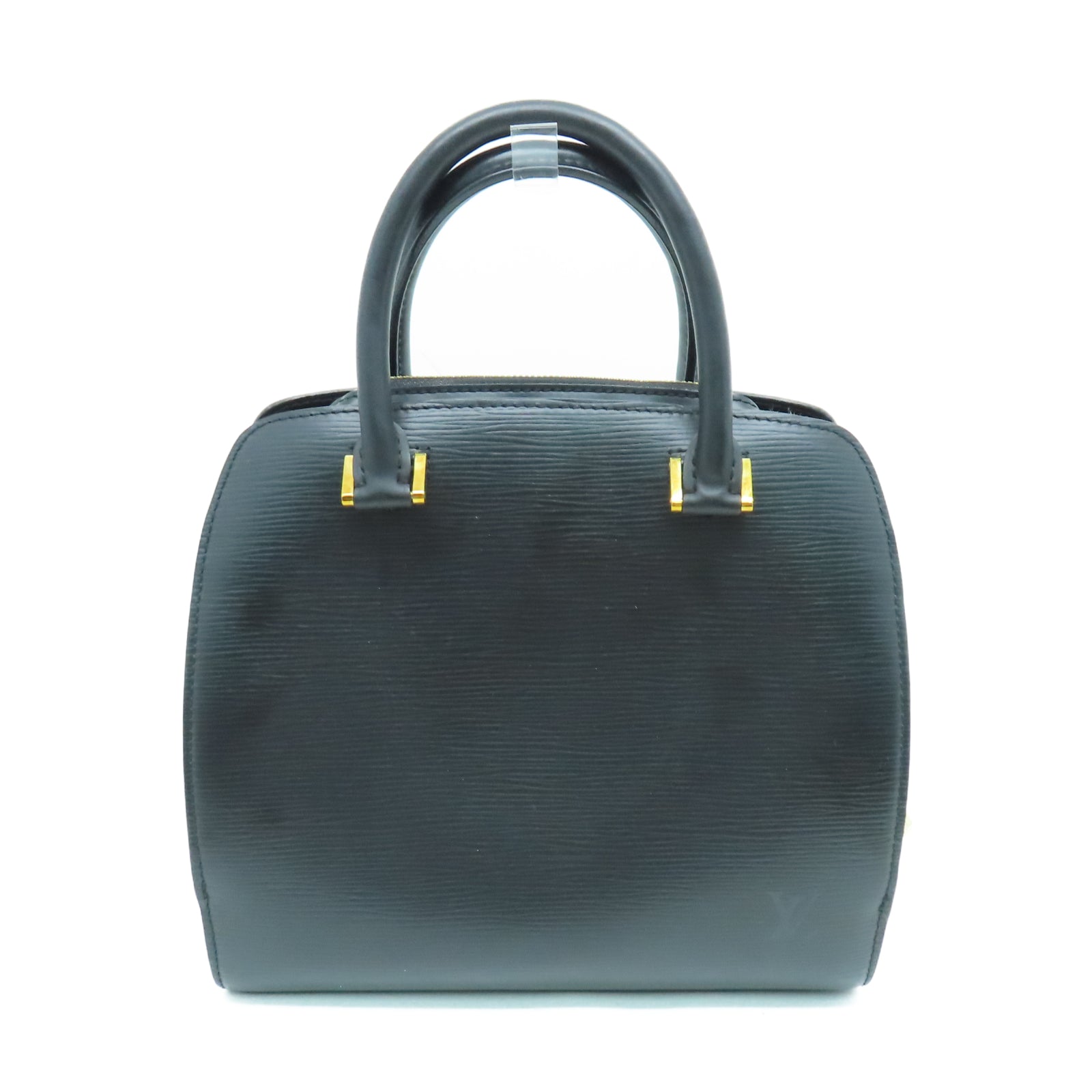 LOUIS VUITTON Epi皮革Pont Neuf金扣手挽袋黑色