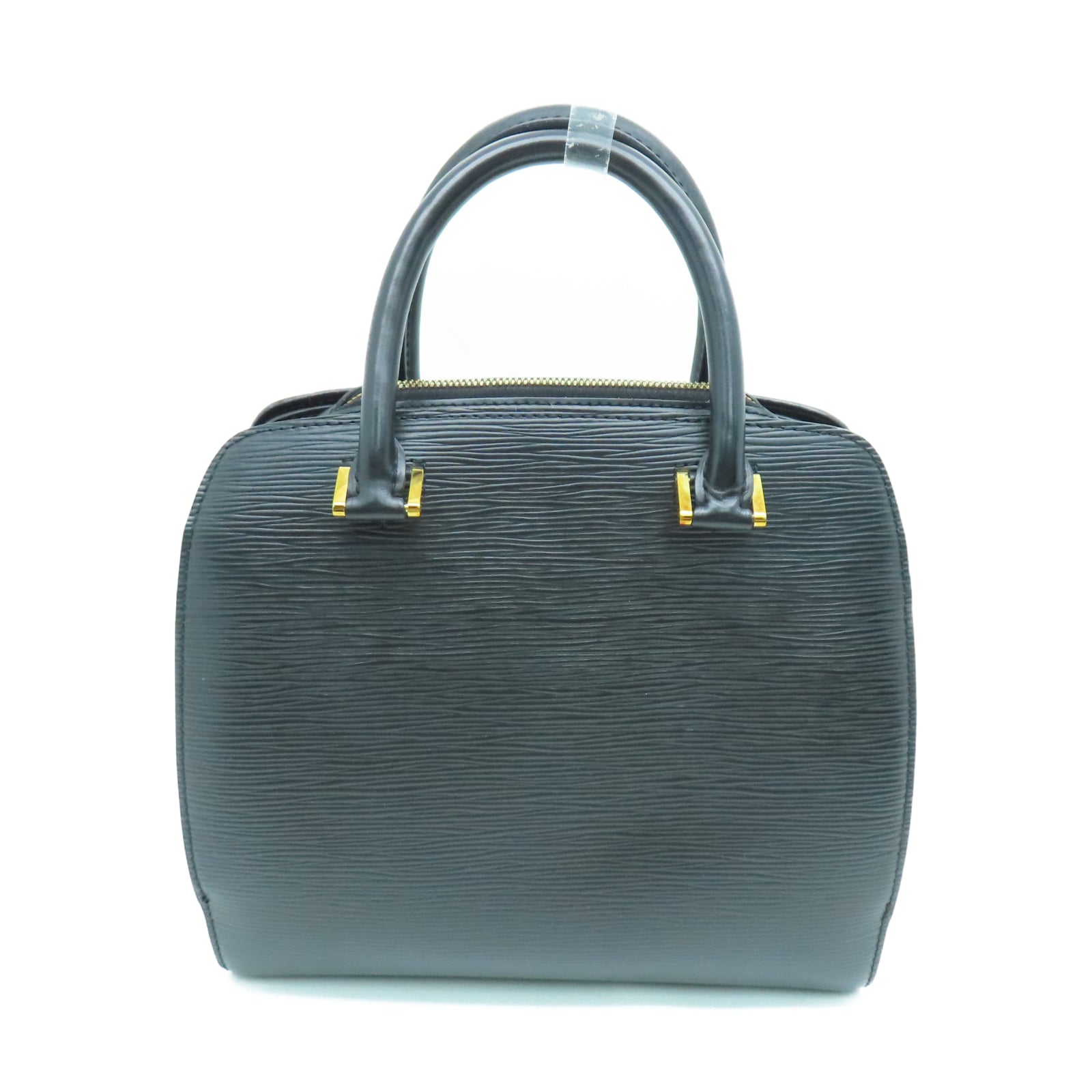 LOUIS VUITTON Epi皮革Pont Neuf金扣手挽袋黑色