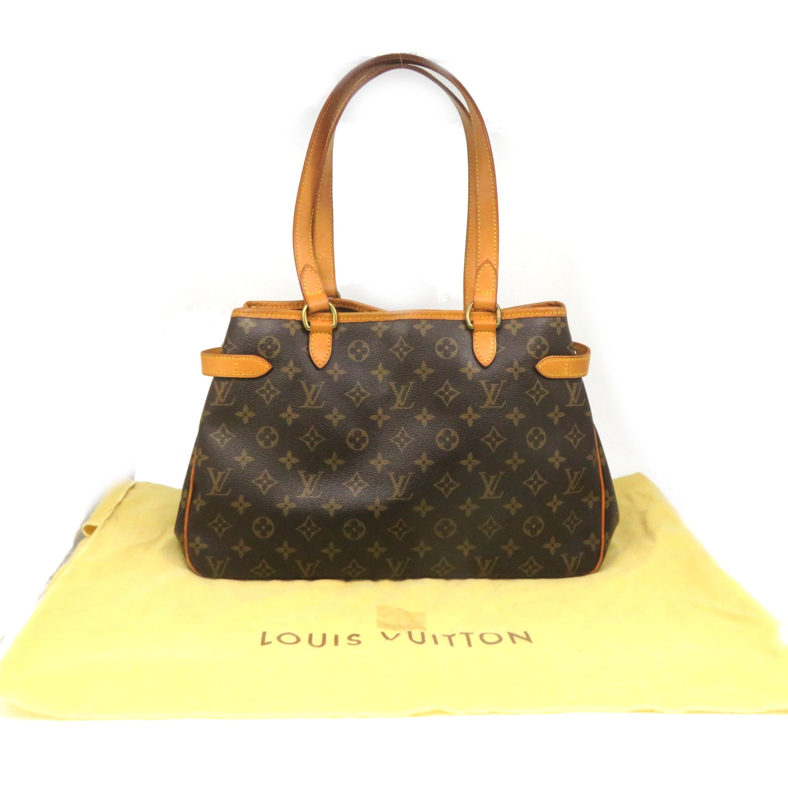 LOUIS VUITTON Monogram Batignolles Horizont Shoulder Bag肩背袋啡色