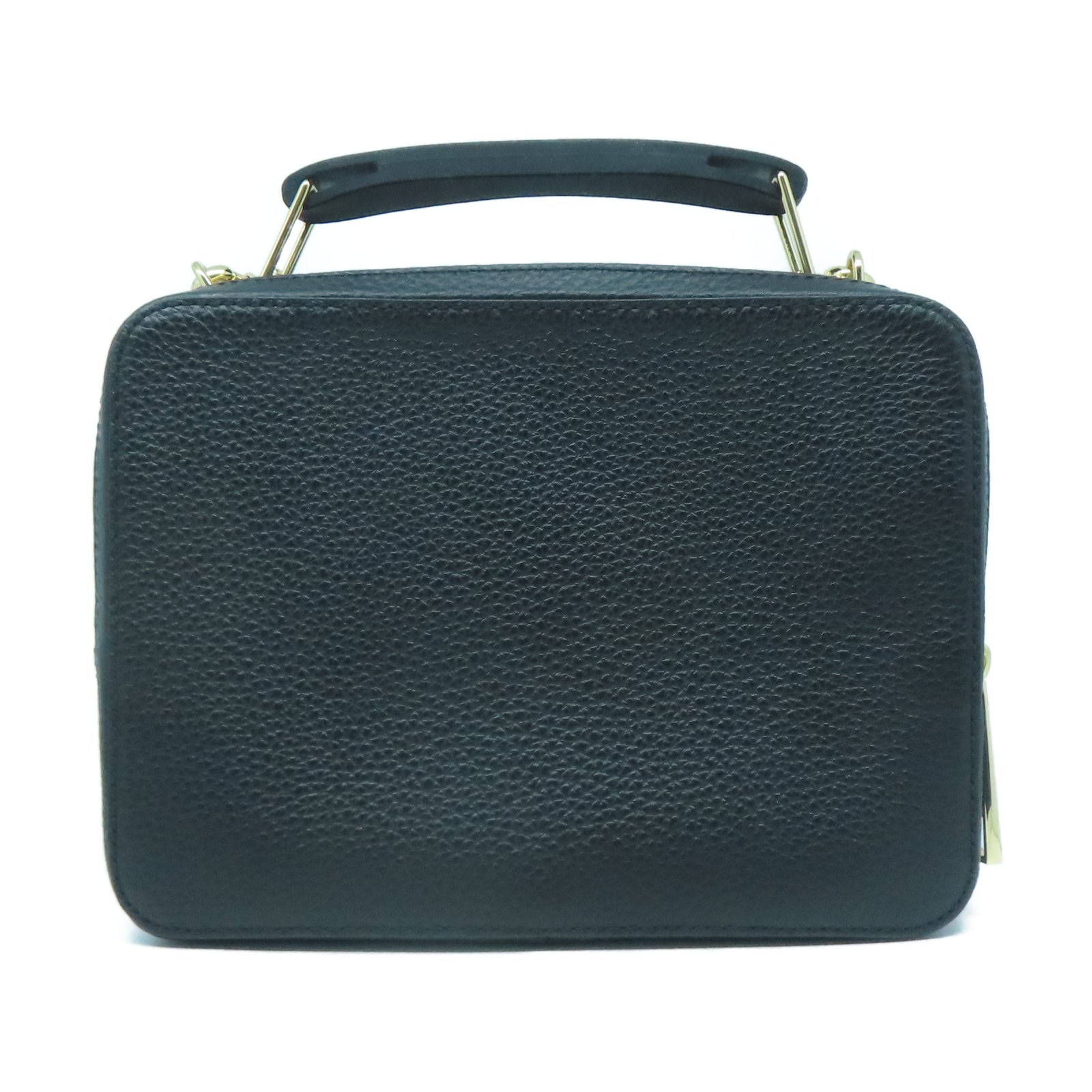 MARC JACOBS 牛皮皮革2 Way Shoulder金扣手挽肩背兩用袋黑色