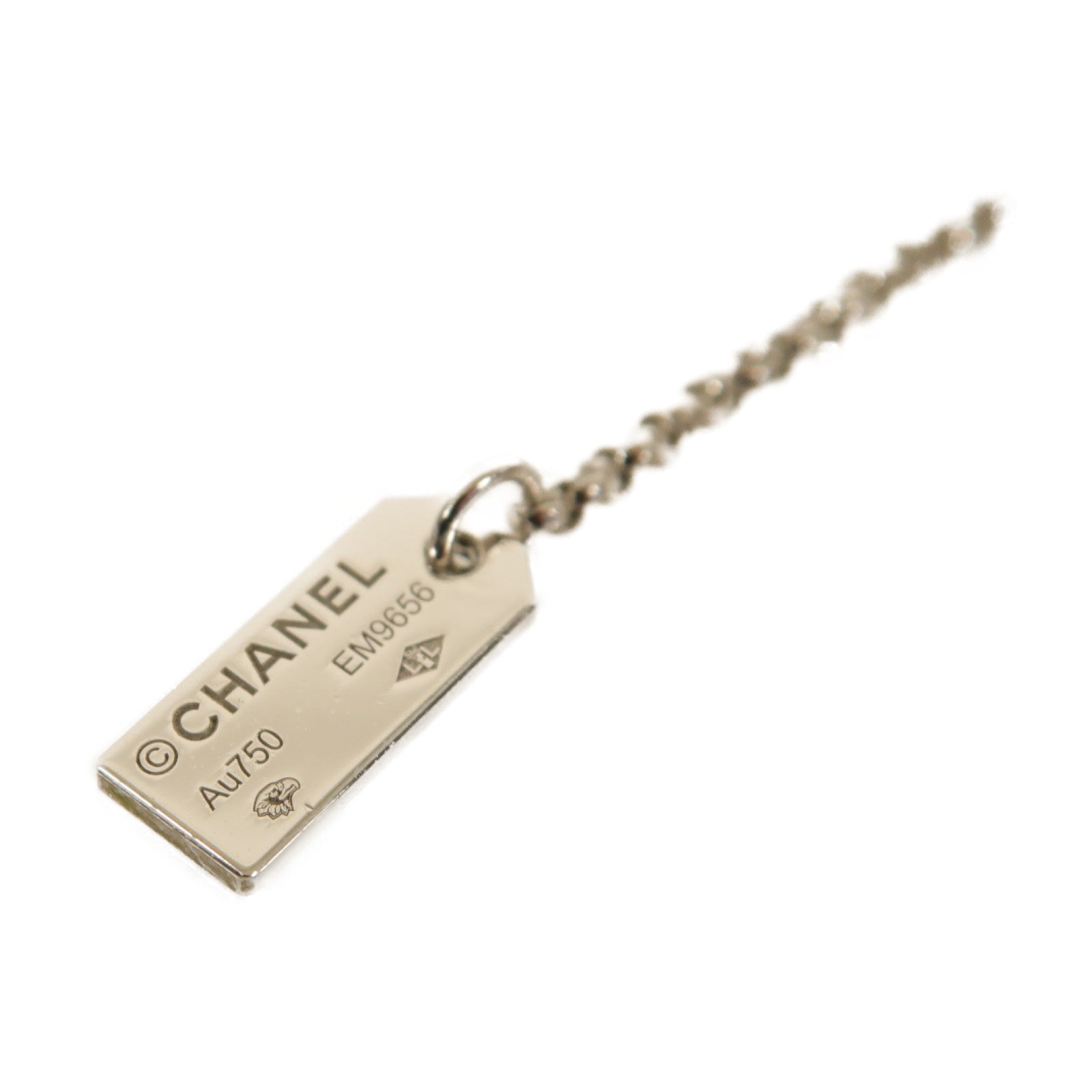 CHANEL 18K白金Bouton De Camelia 1.14ct鑽石手鏈
