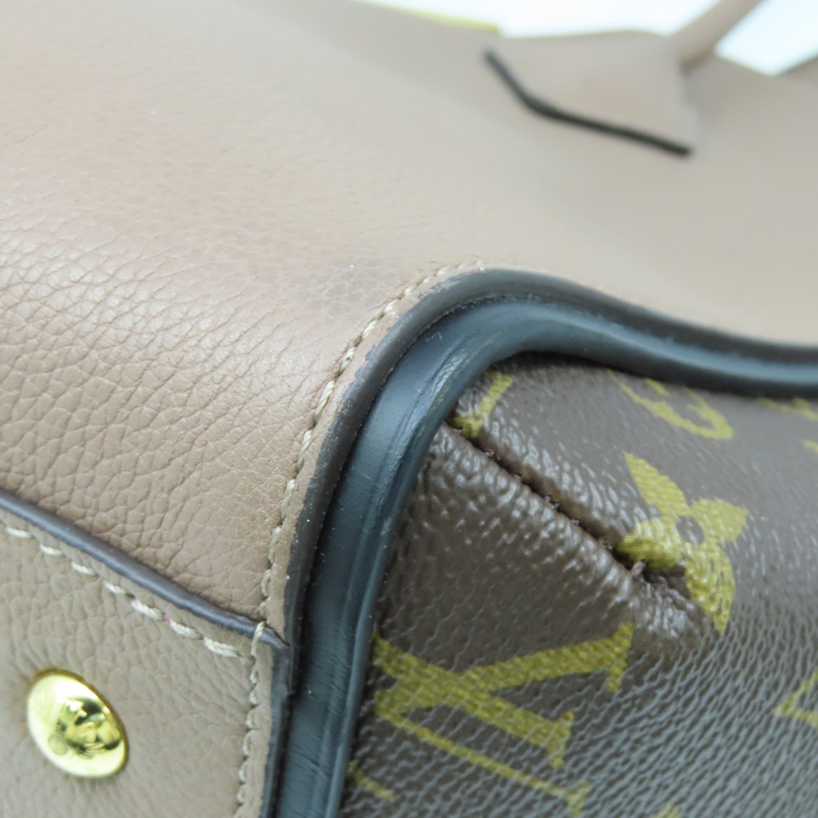 LOUIS VUITTON Monogram Kimono MM肩背袋啡色/粉紅色