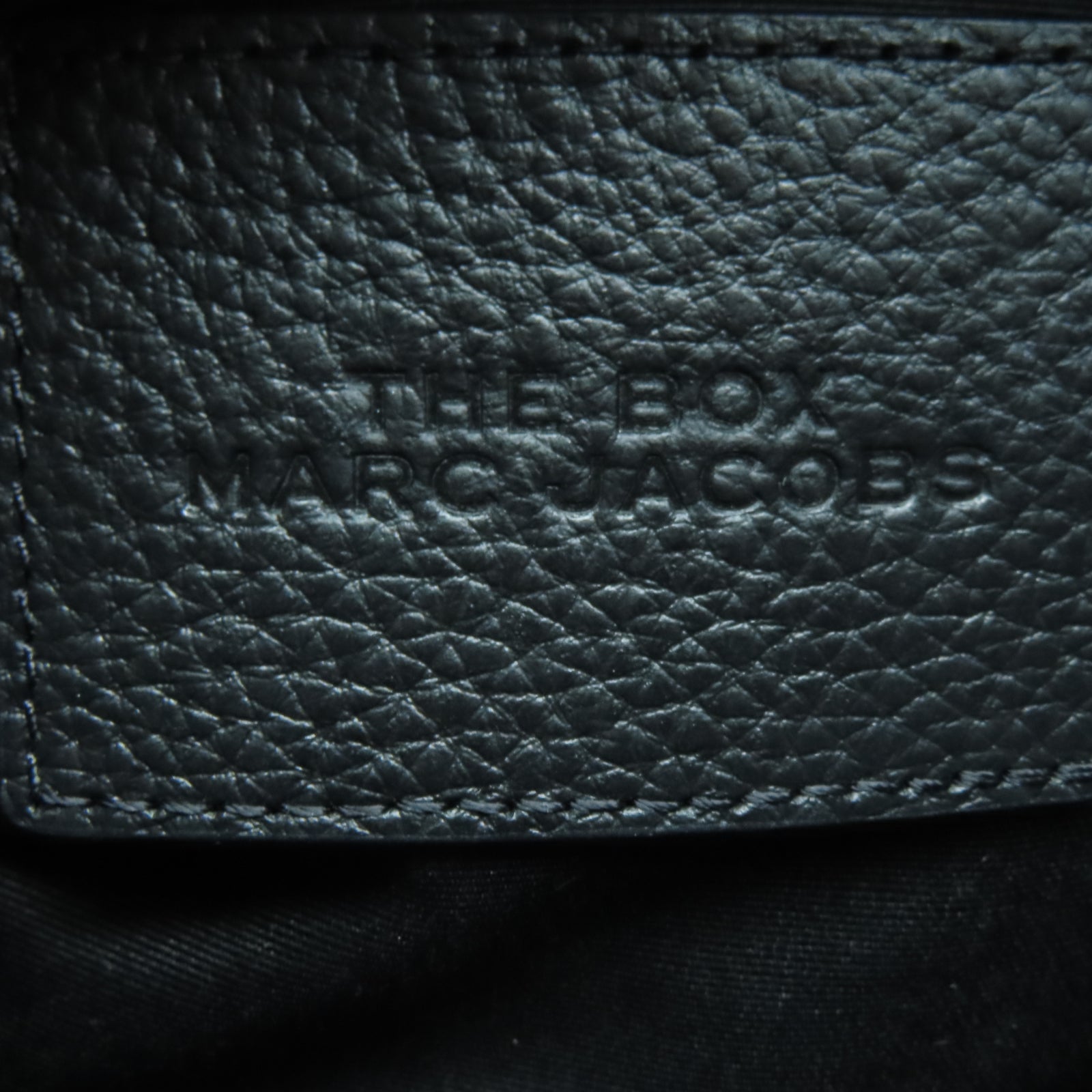 MARC JACOBS 牛皮皮革2 Way Shoulder金扣手挽肩背兩用袋黑色
