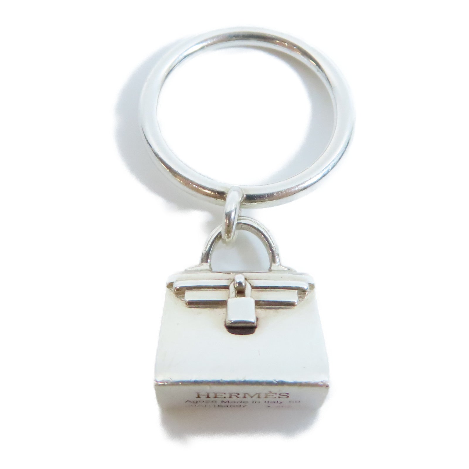 HERMES 925純銀Amulettes Kelly Ring戒指US#5