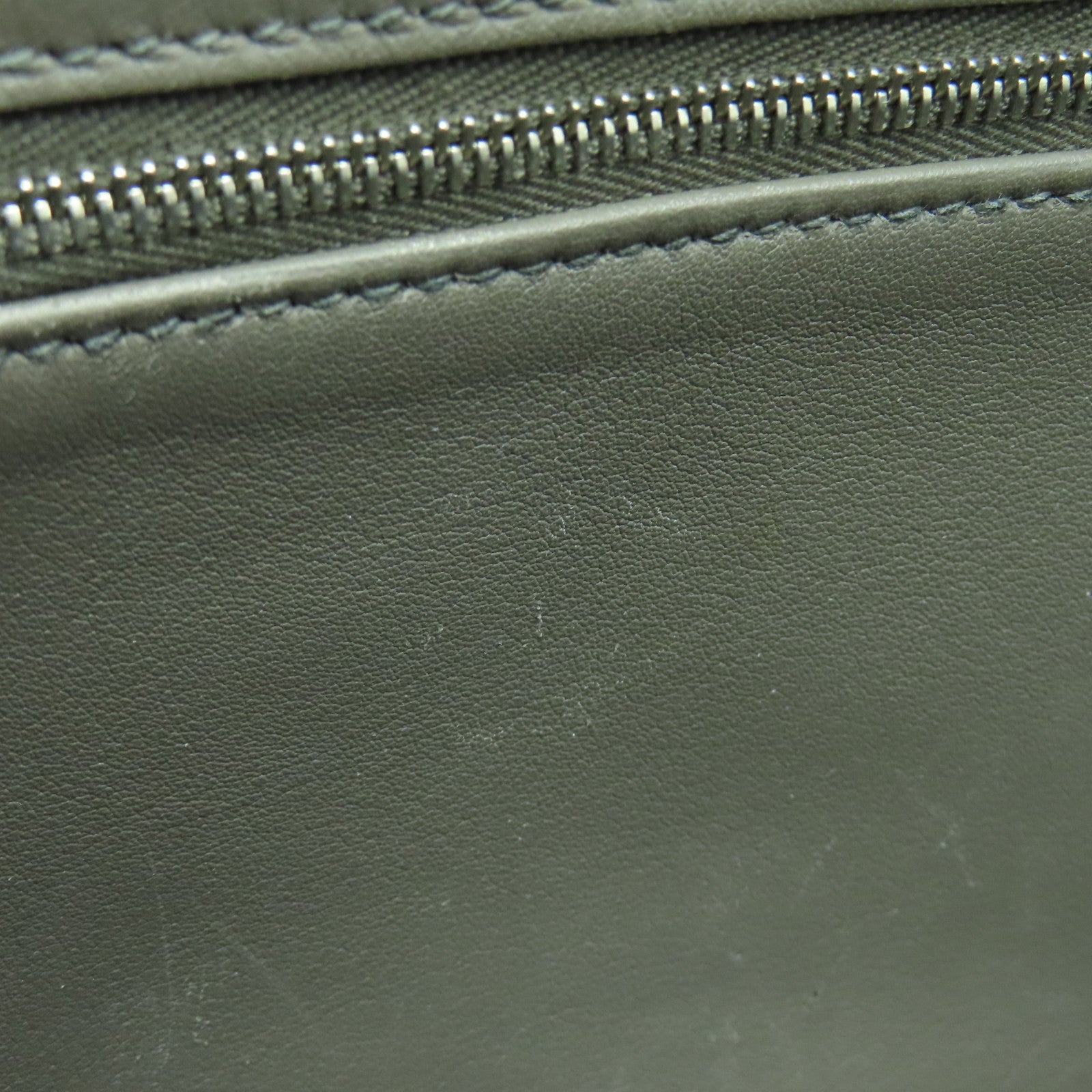 HERMES Evercolour皮革Berline銀扣肩背袋Etain灰色