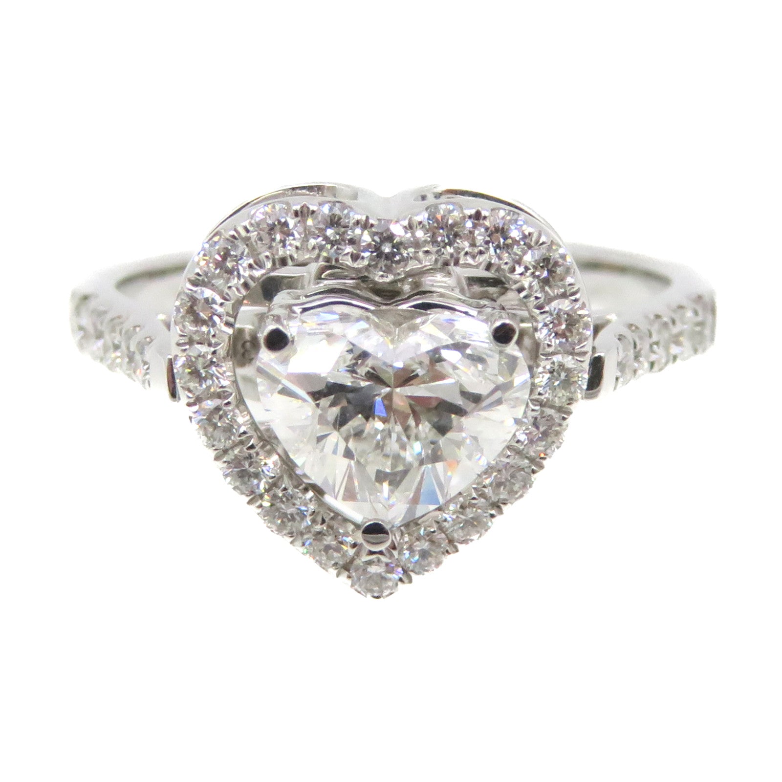 JEWELRY 【激減優惠】18K白金/1.01ct/0.37ct鑽石Diamond Ring戒指US#6.5