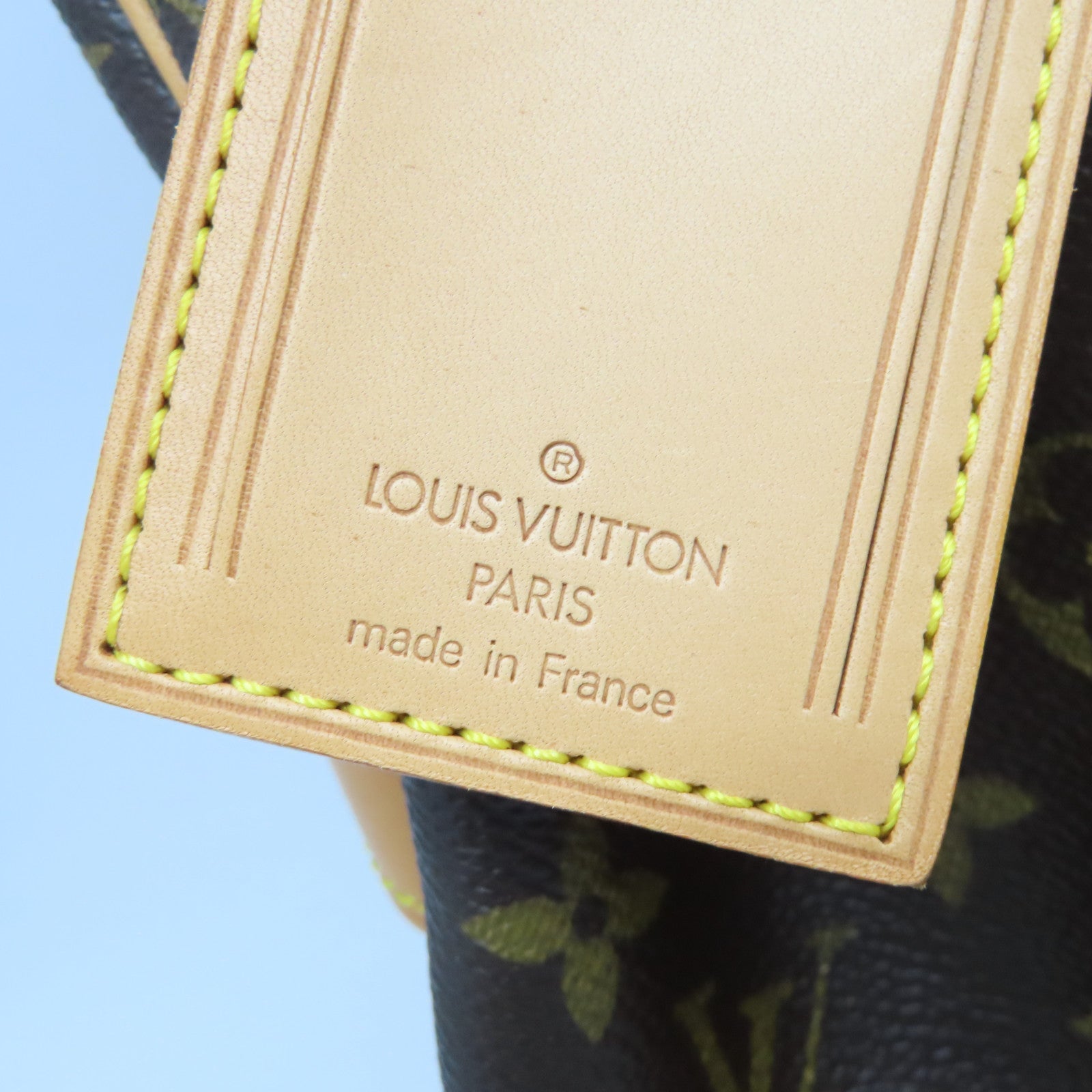 LOUIS VUITTON Monogram Carryall金扣手挽袋棕色
