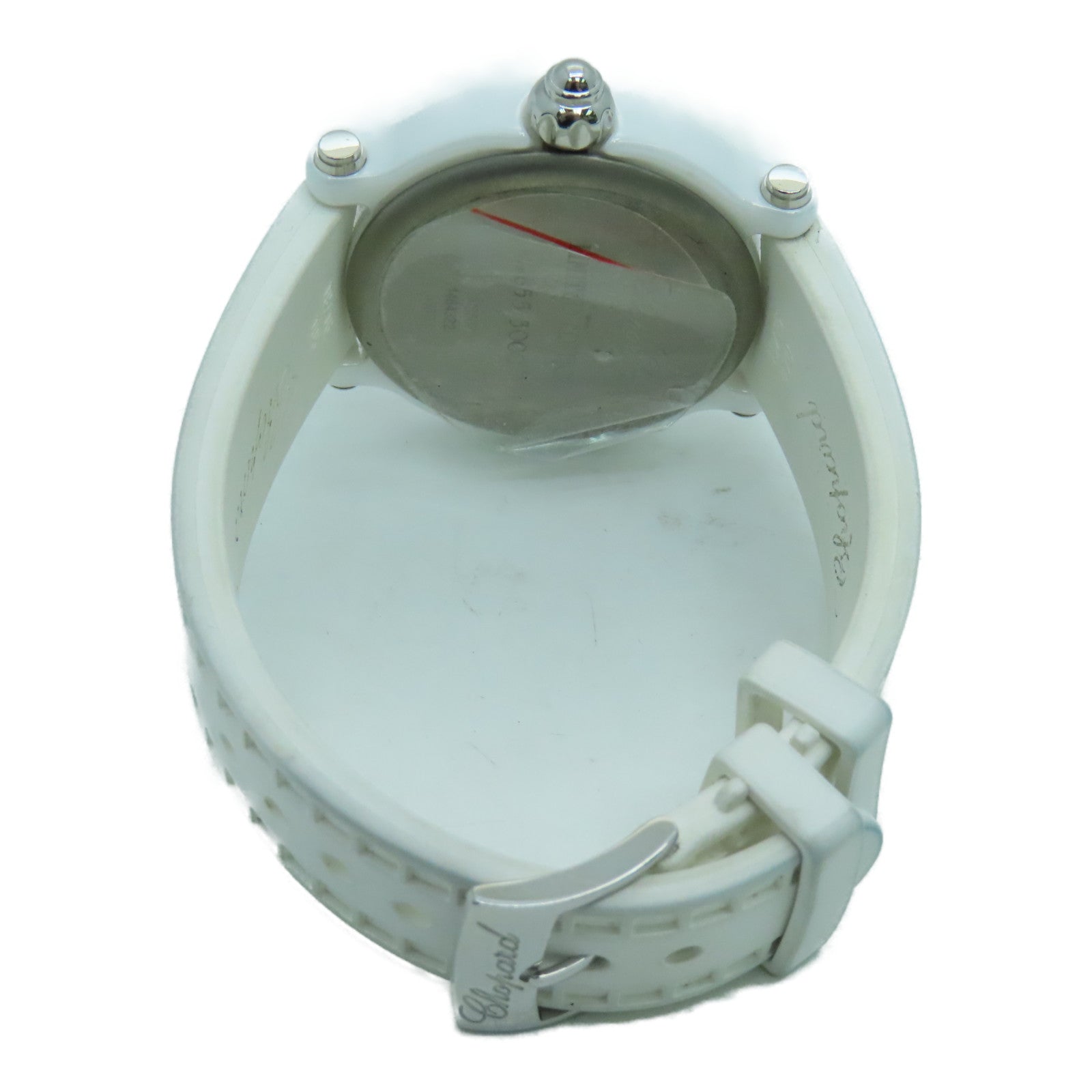 Chopard Happy Sport Ceramic/Diamond Watch Quartz Movement White