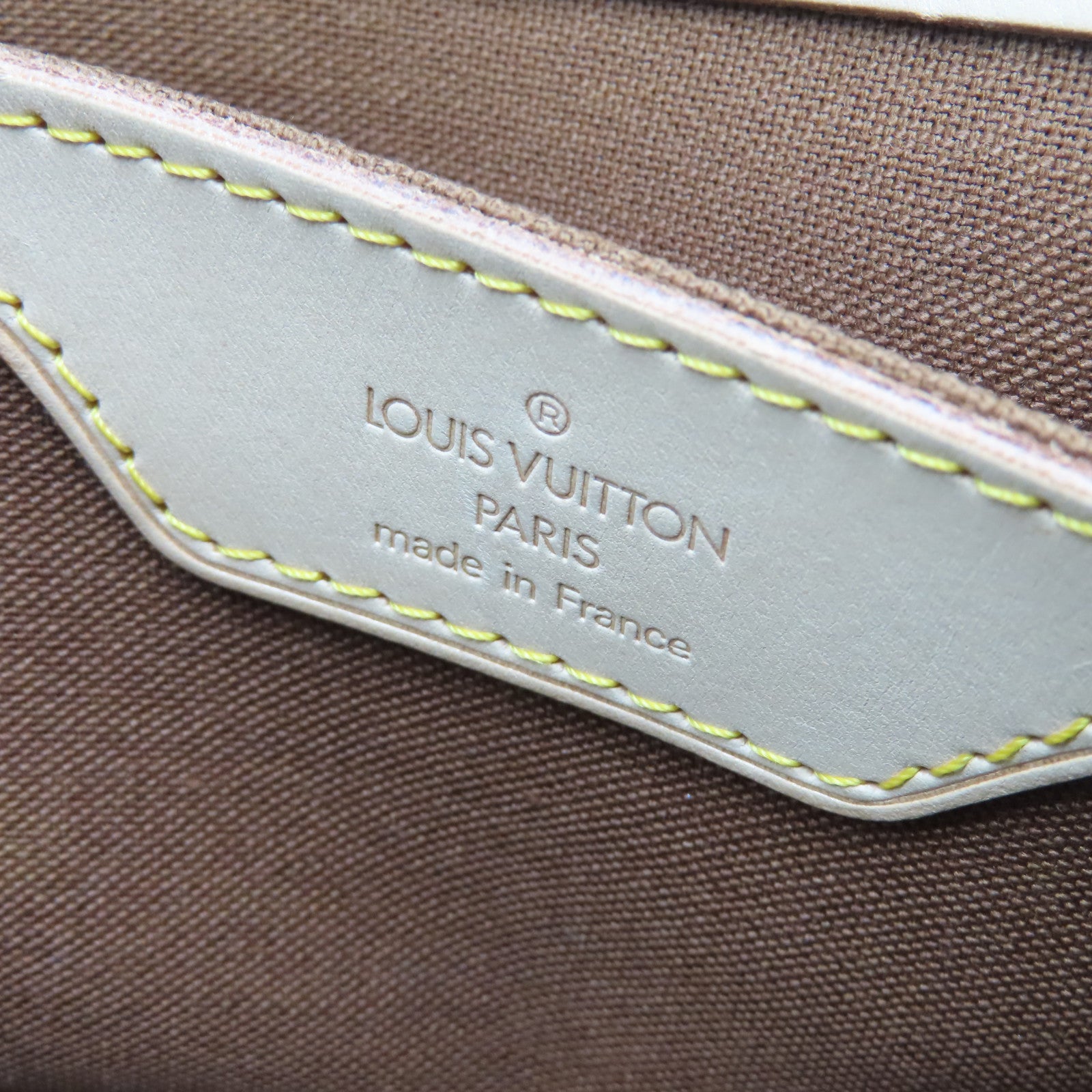 LOUIS VUITTON Monogram Carryall金扣手挽袋棕色