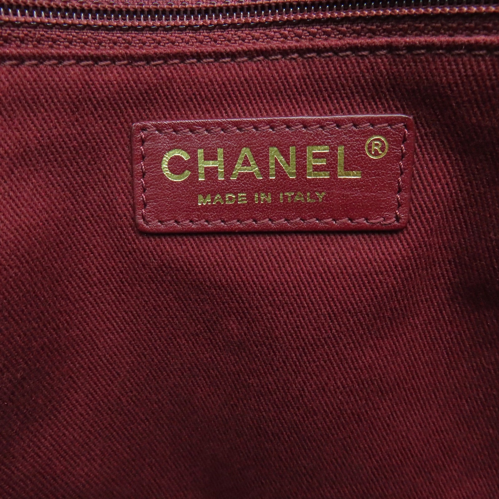 CHANEL 菱格牛仔布/皮革Chain Shoulder金扣鏈帶肩背袋黑色