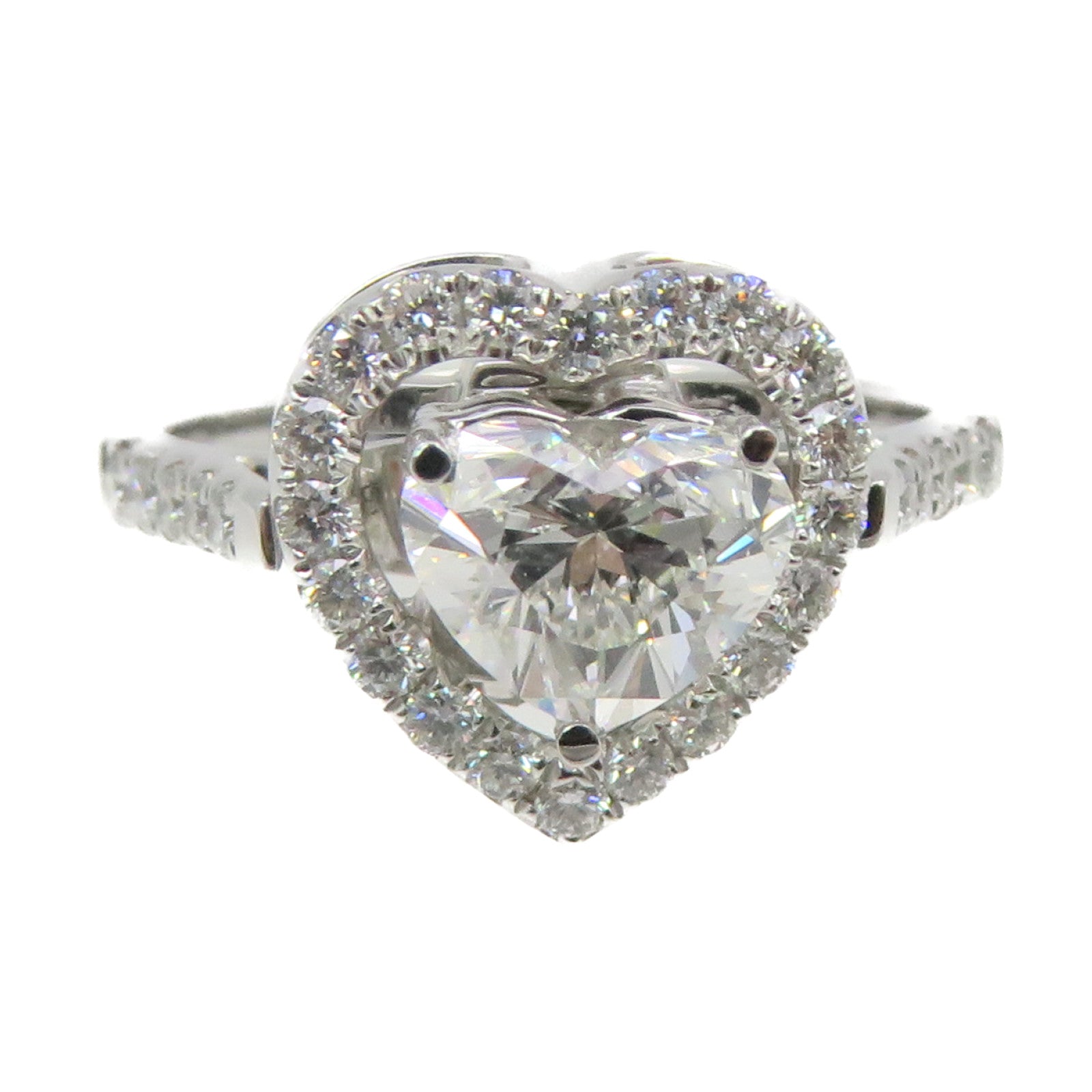JEWELRY 【激減優惠】18K白金/1.01ct/0.37ct鑽石Diamond Ring戒指US#6.5
