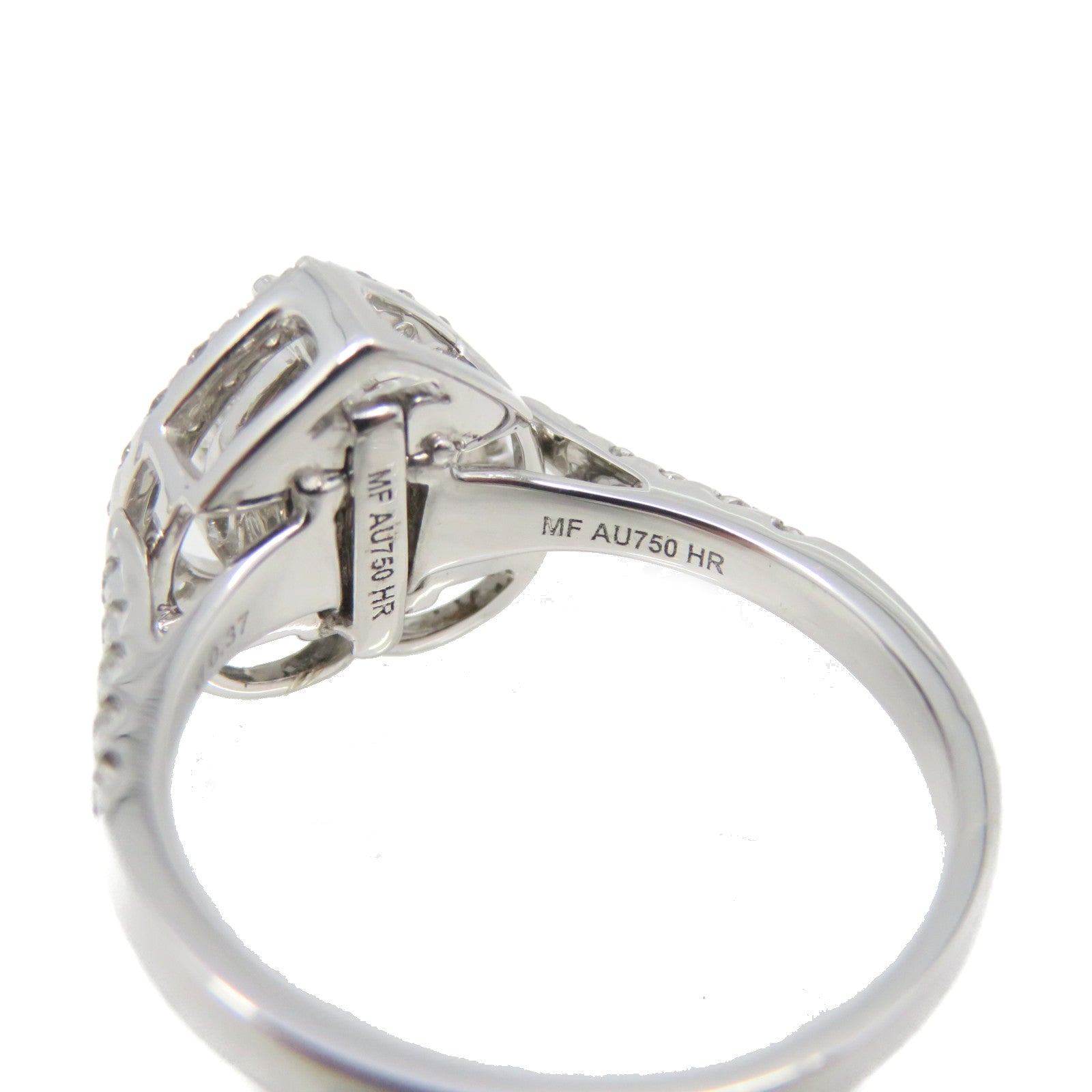 JEWELRY 【激減優惠】18K白金/1.01ct/0.37ct鑽石Diamond Ring戒指US#6.5