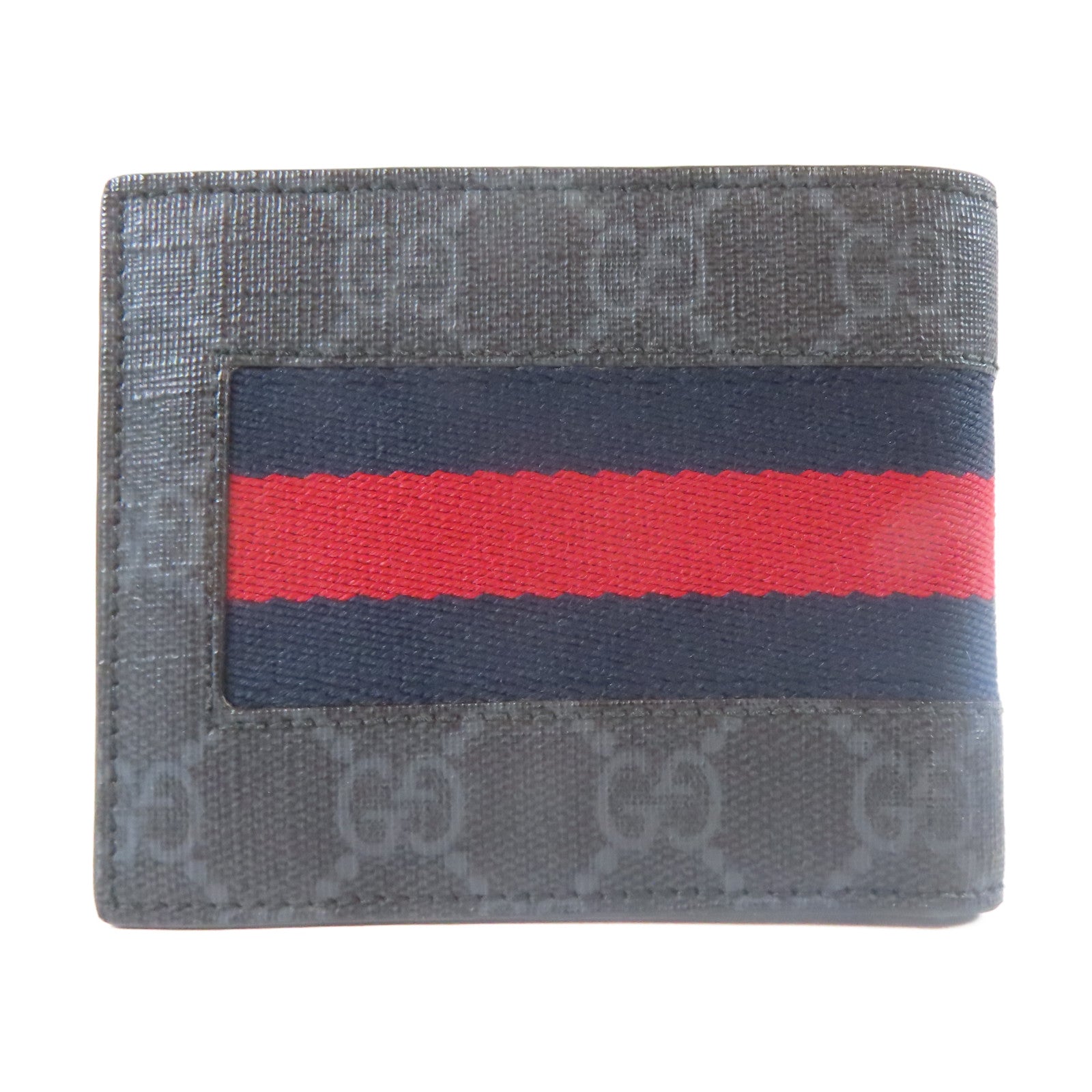 GUCCI 塗層帆布Wallet錢包灰色