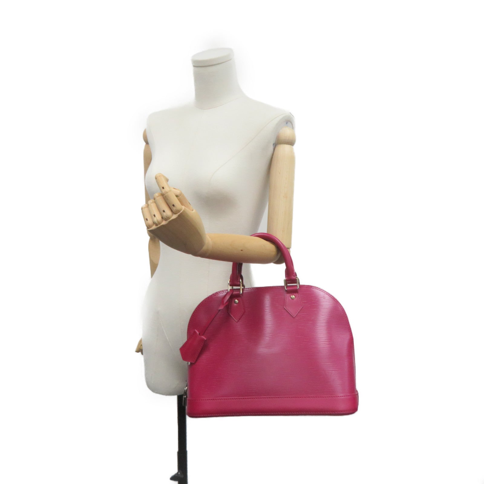 LOUIS VUITTON [Sharp Discount] Epi Alma Hand Bag Fuchsia