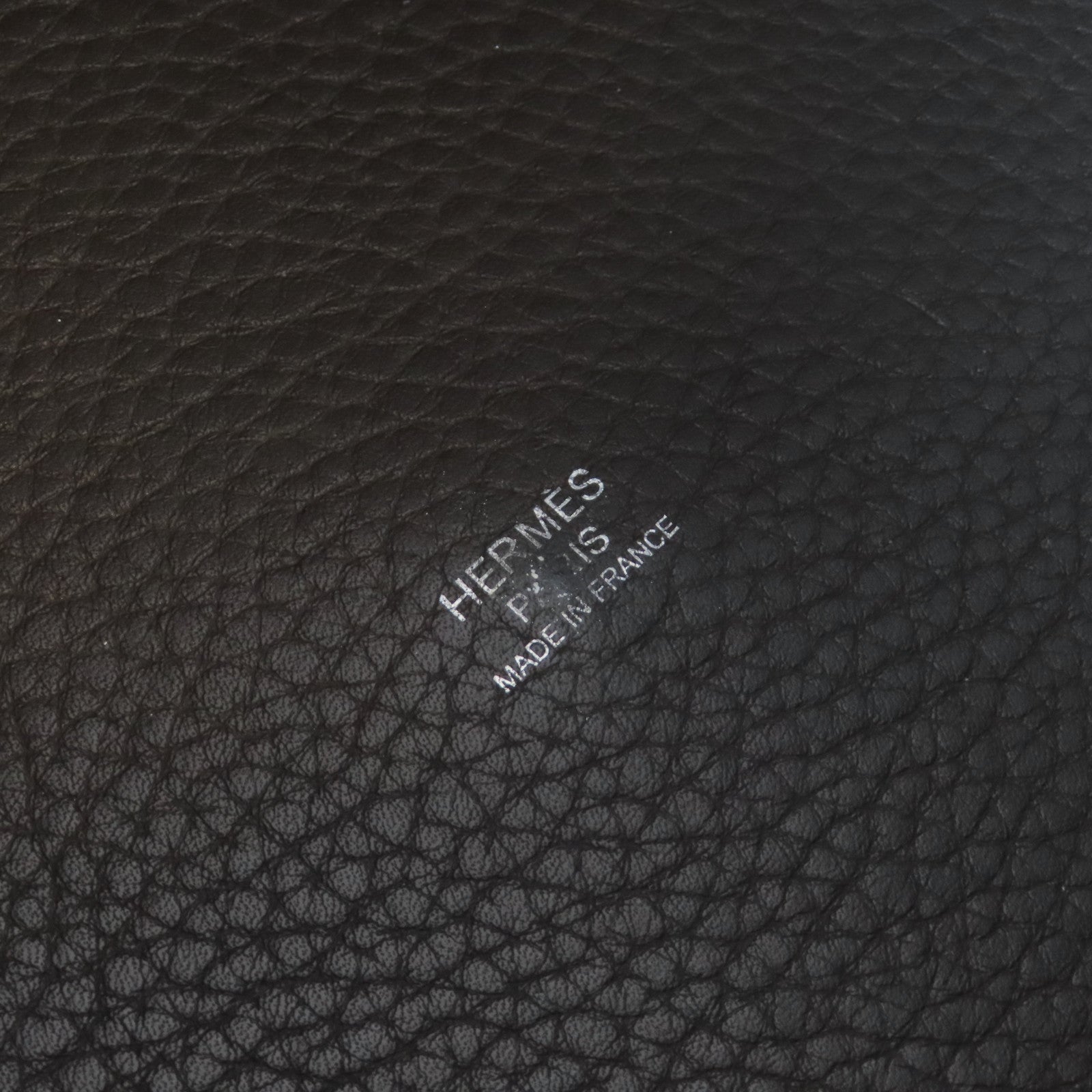 HERMES Togo皮革Picotin GM銀扣手挽袋Graphite石墨灰