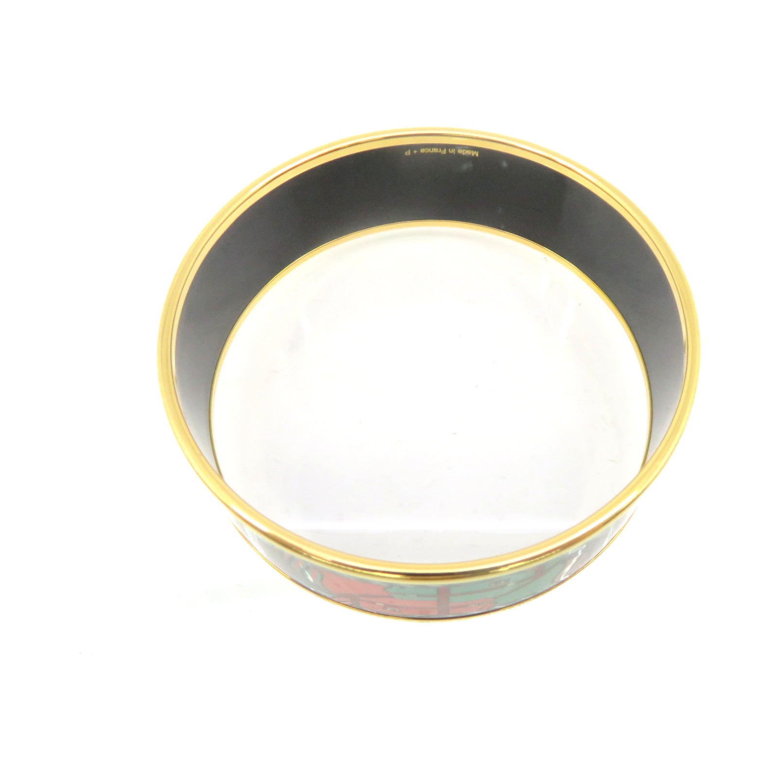 HERMES 金属Quadrige Wide Bangle手镯灰色/彩色