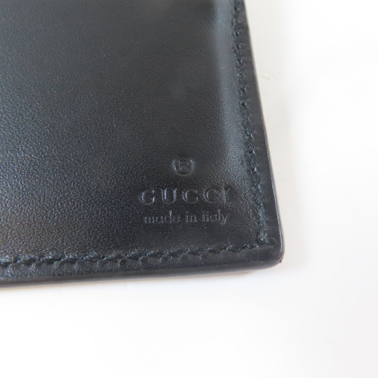 GUCCI 塗層帆布Wallet錢包灰色