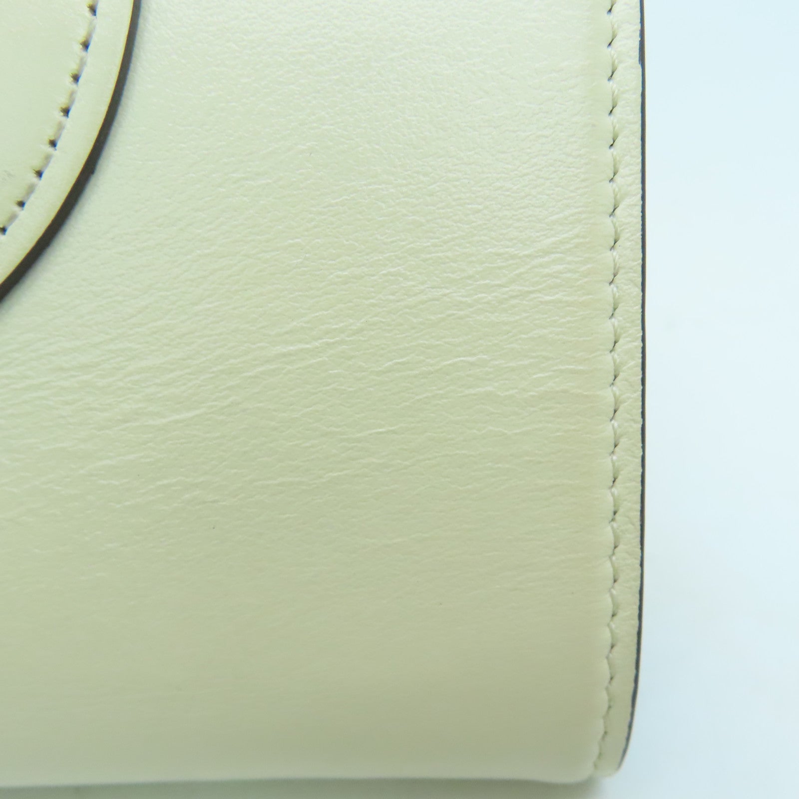LOUIS VUITTON 【激减优惠】牛皮皮革Point 9 Small Wallet金扣钱包白色