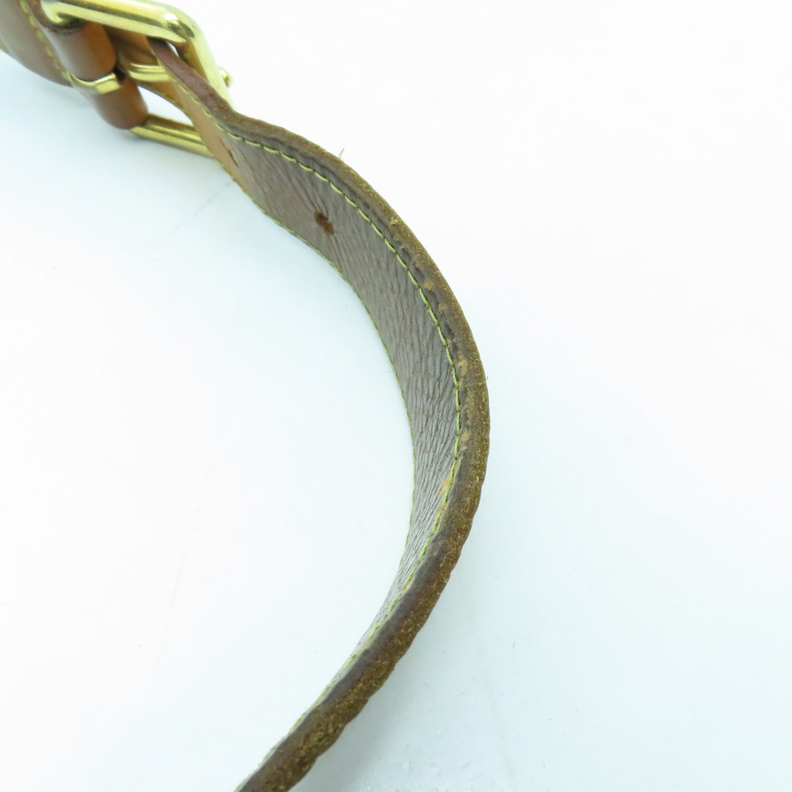 LOUIS VUITTON Monogram Galliera PM金扣肩背袋棕色