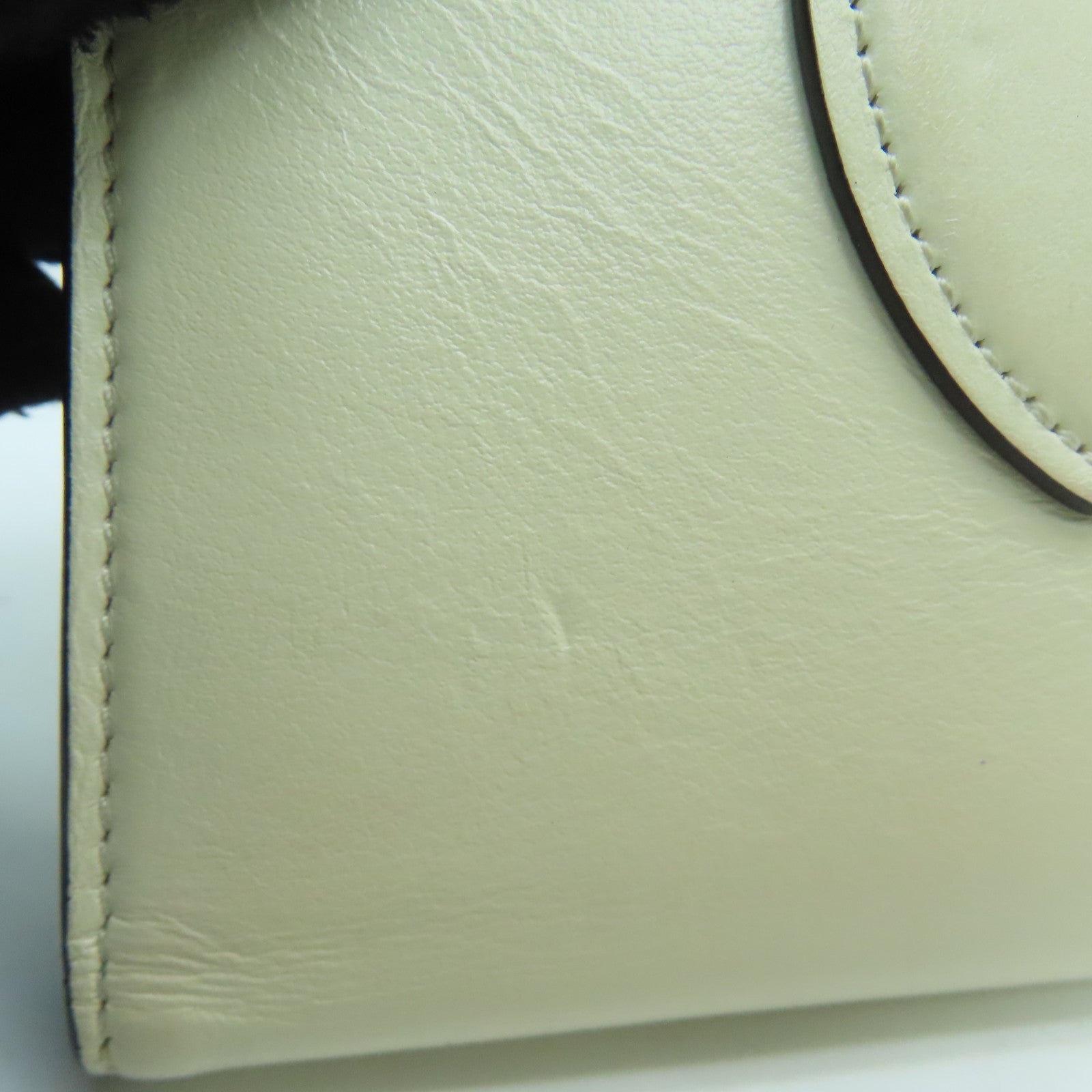 LOUIS VUITTON 【激减优惠】牛皮皮革Point 9 Small Wallet金扣钱包白色