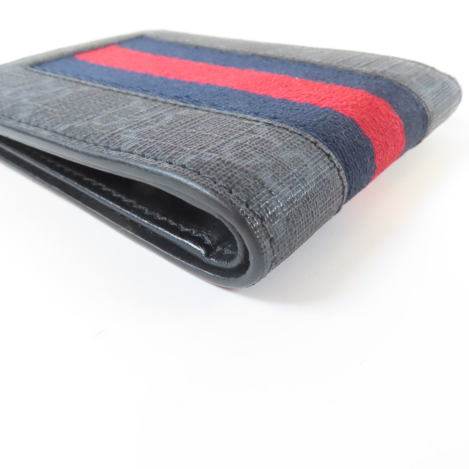 GUCCI 塗層帆布Wallet錢包灰色