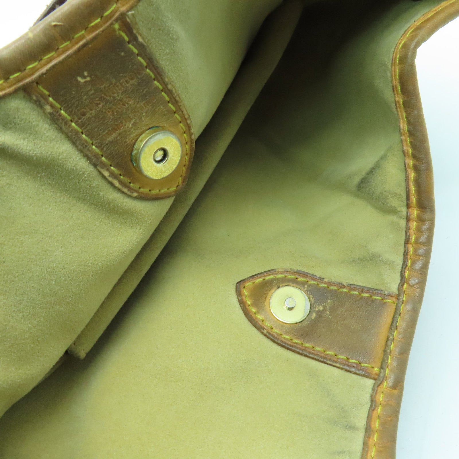 LOUIS VUITTON Monogram Galliera PM金扣肩背袋棕色