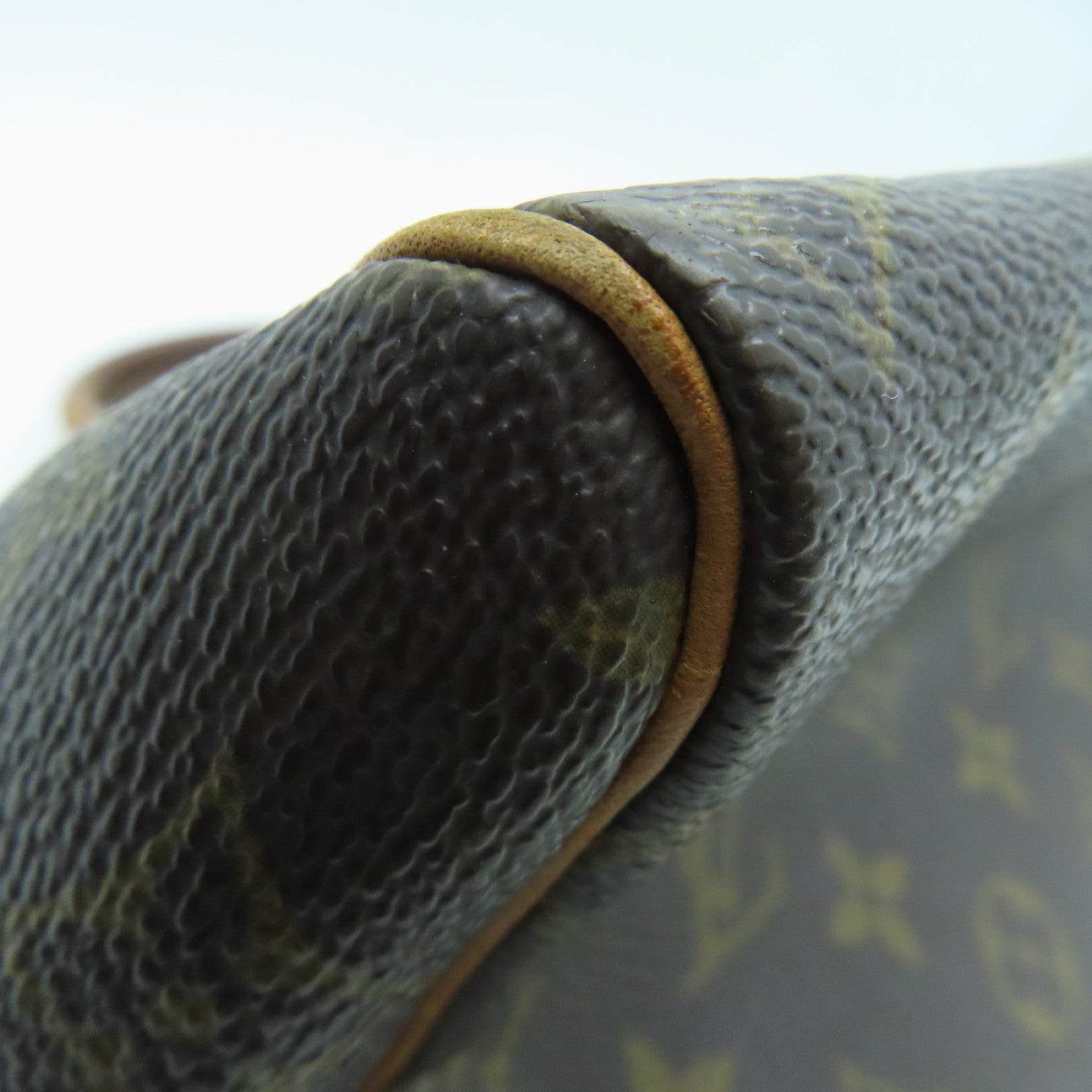 LOUIS VUITTON Monogram Speedy 25 Hand Bag金扣肩背袋啡色