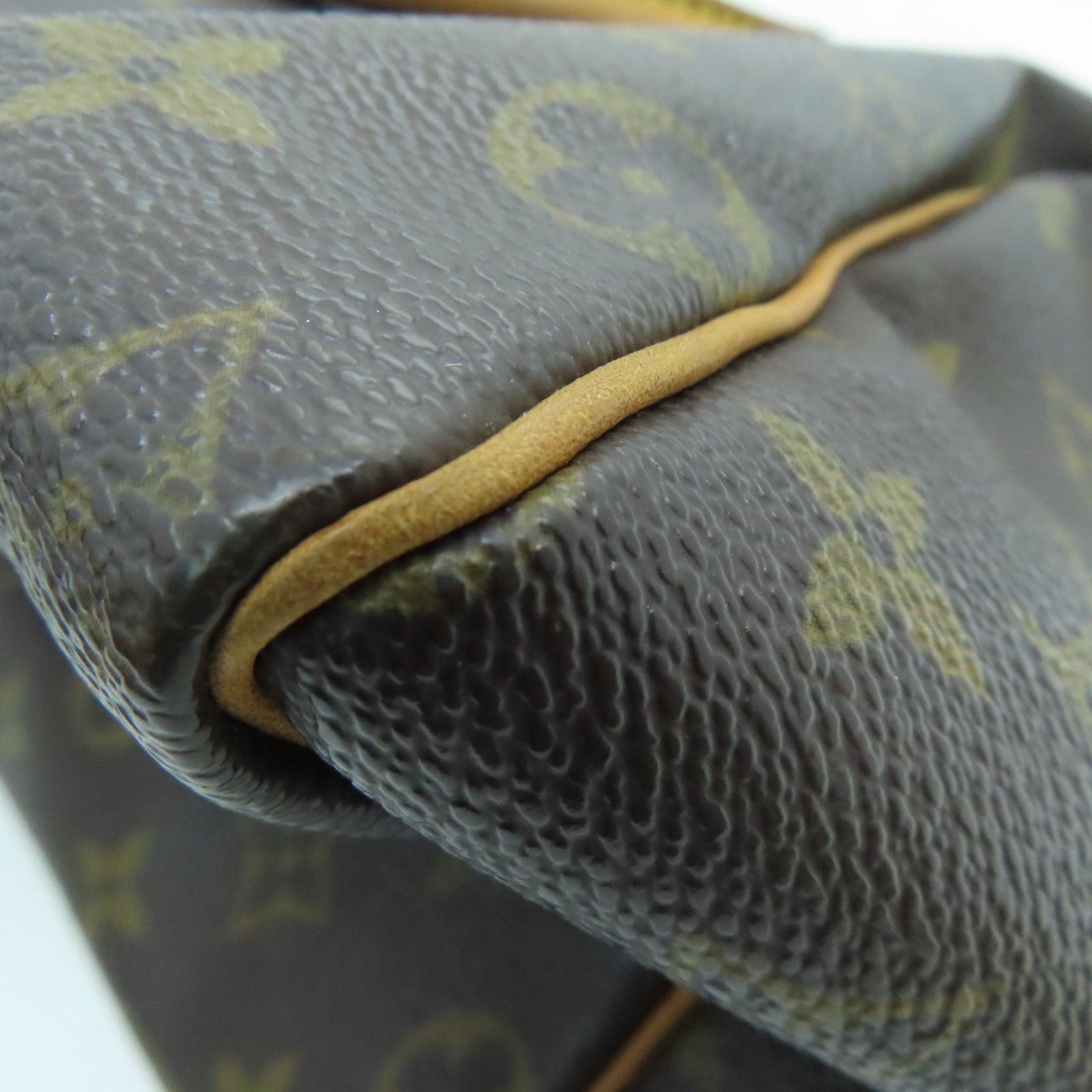 LOUIS VUITTON Monogram Speedy 25 Hand Bag金扣肩背袋啡色