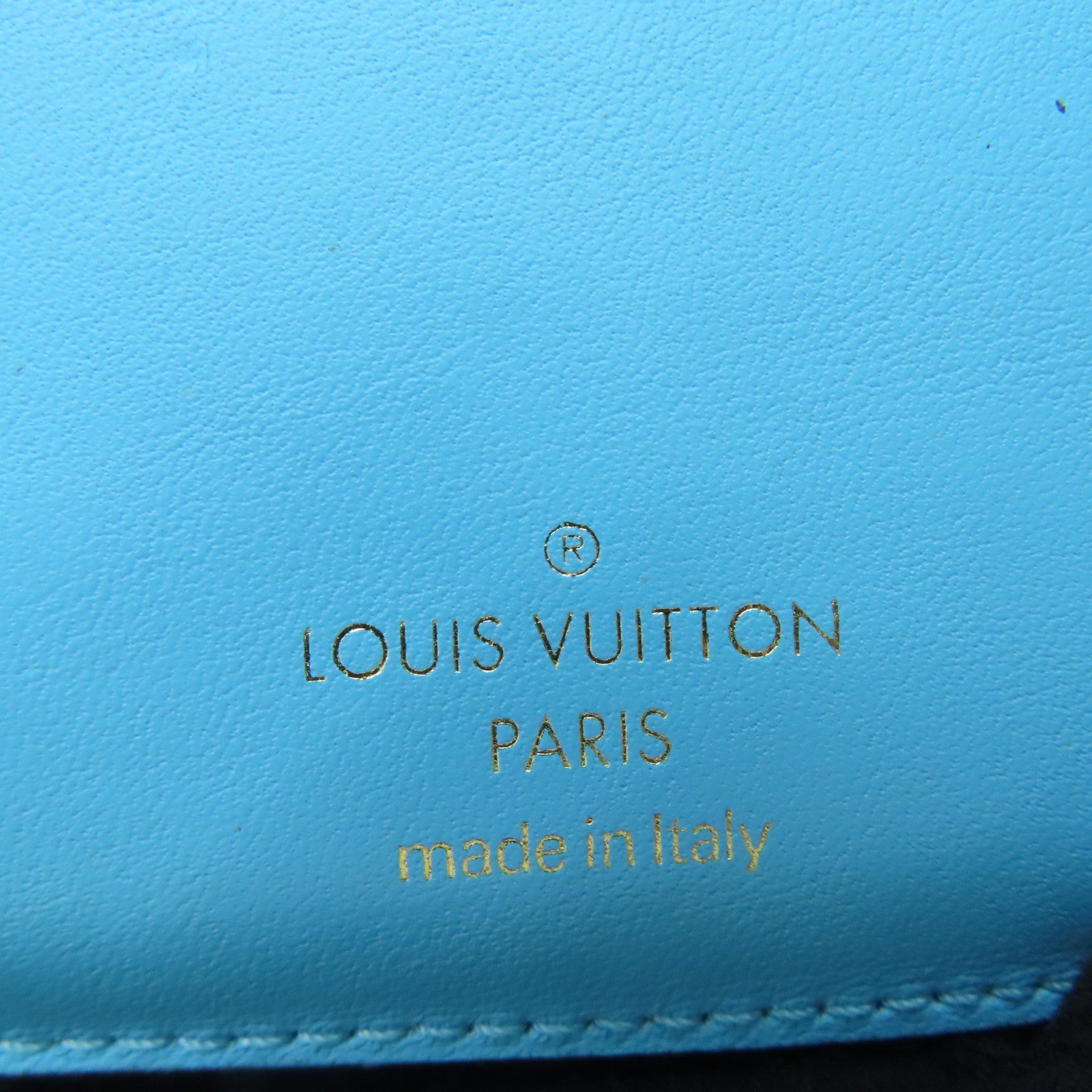 LOUIS VUITTON 【激减优惠】牛皮皮革Point 9 Small Wallet金扣钱包白色