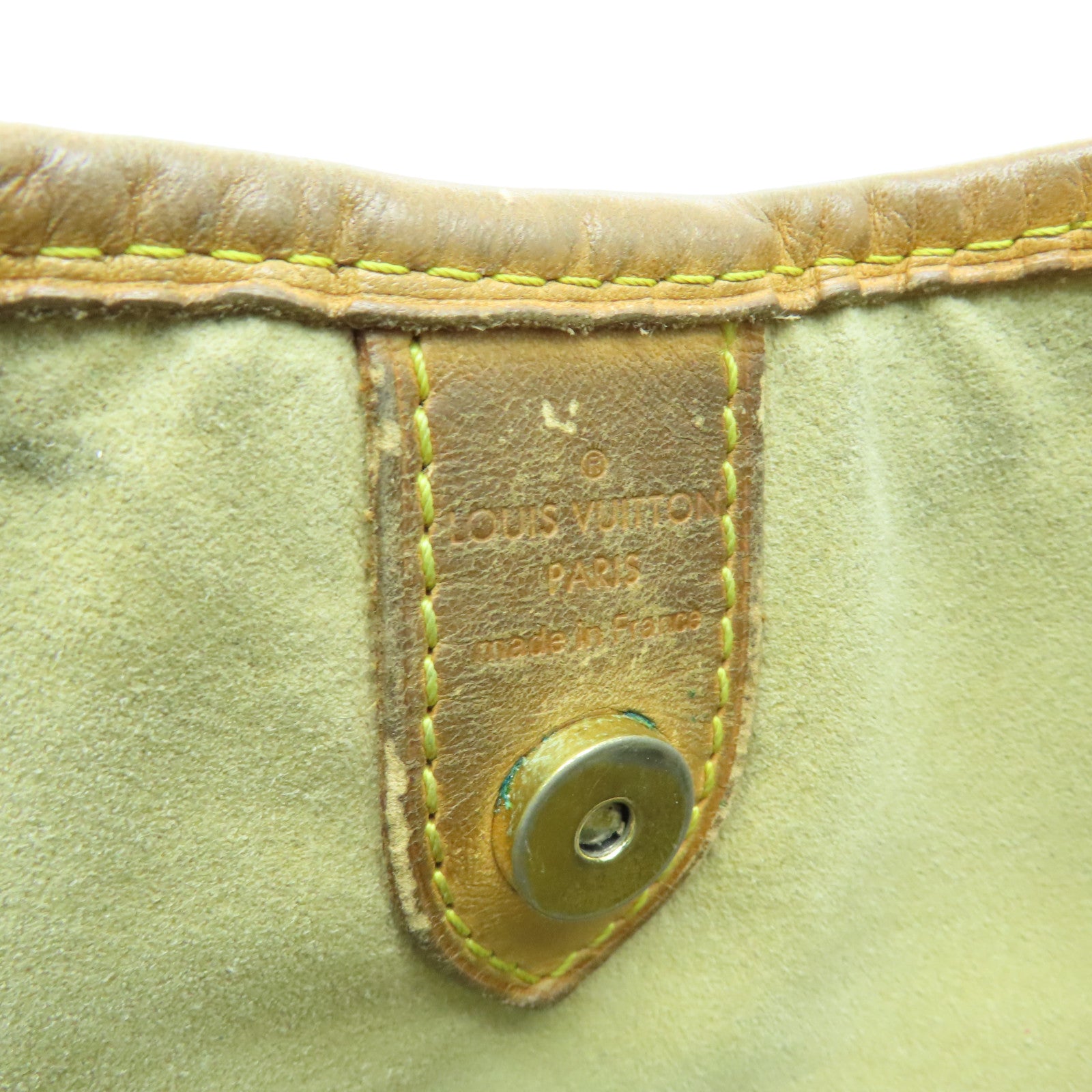 LOUIS VUITTON Monogram Galliera PM金扣肩背袋棕色