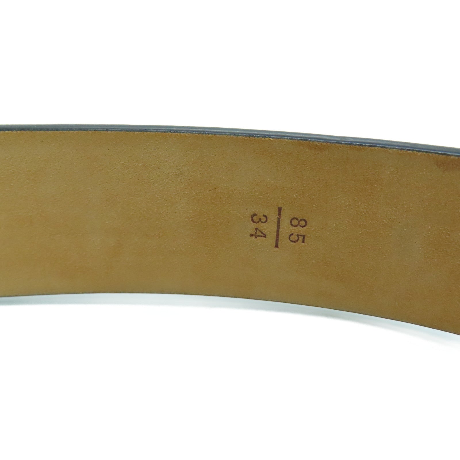 LOUIS VUITTON 【激减优惠】金属/牛皮皮革Belt 85银扣皮带黑色