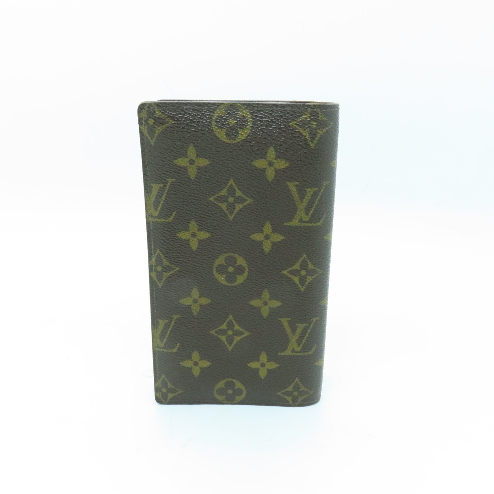 LOUIS VUITTON Monogram Long Wallet金扣長錢包棕色