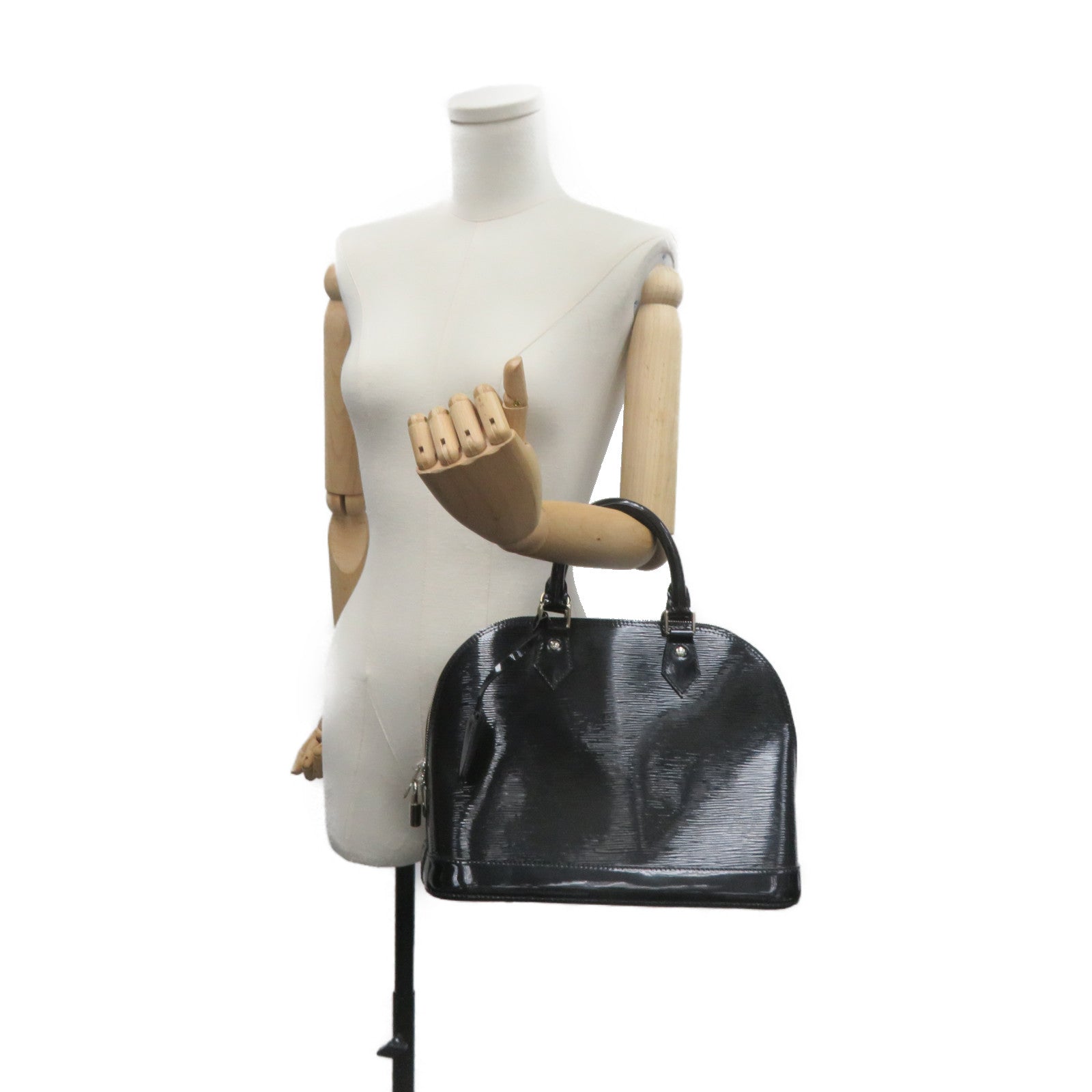 LOUIS VUITTON 【激減優惠】Epi Alma Hand Bag手挽袋黑色