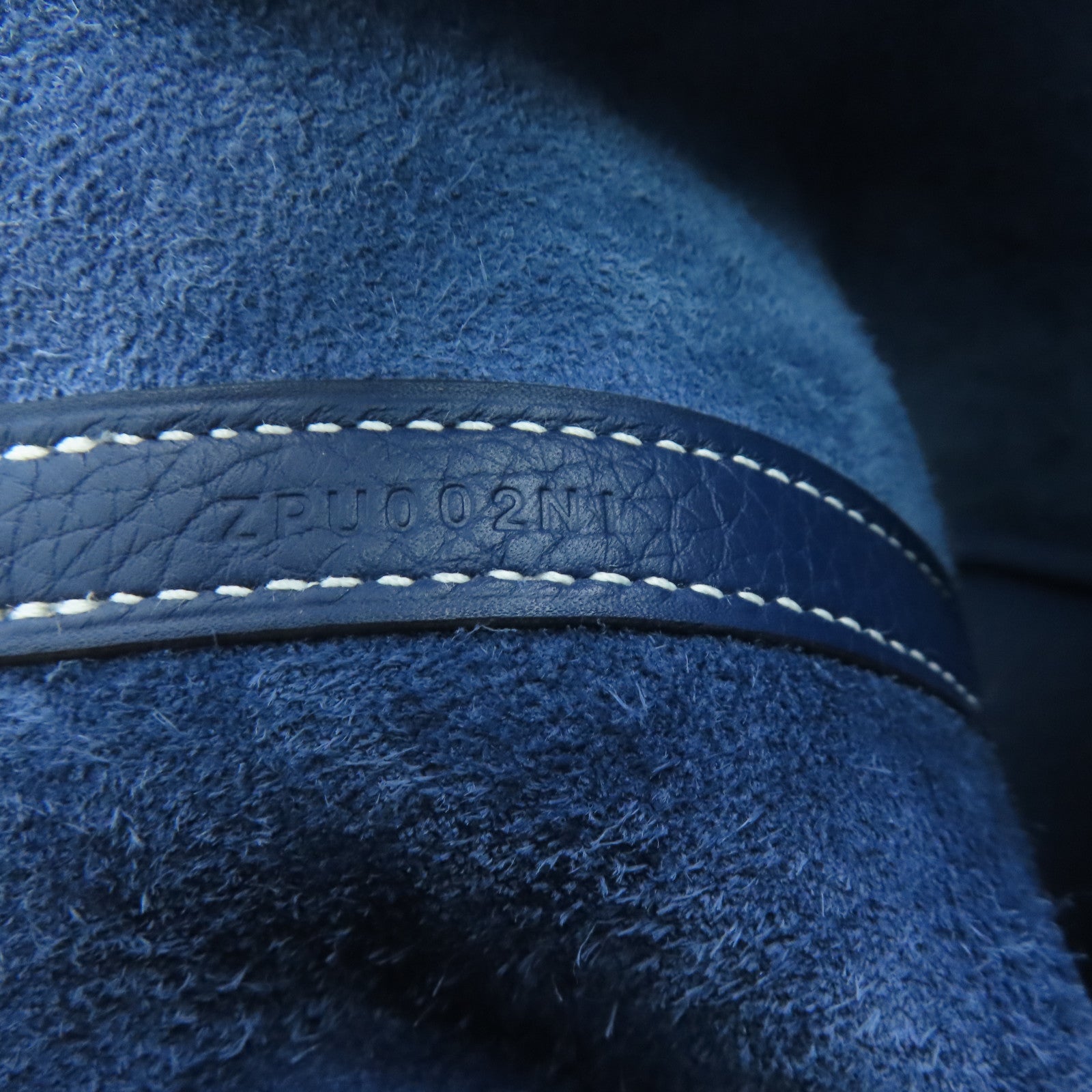 HERMES Clemence Leather Picotin PM Silver Buckle Handle Bag Sapphire/Bright Blue