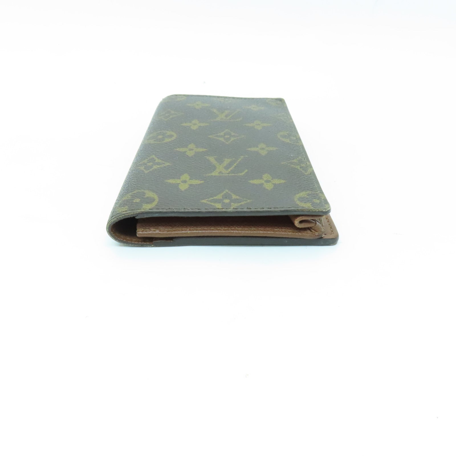 LOUIS VUITTON Monogram Long Wallet金扣長錢包棕色