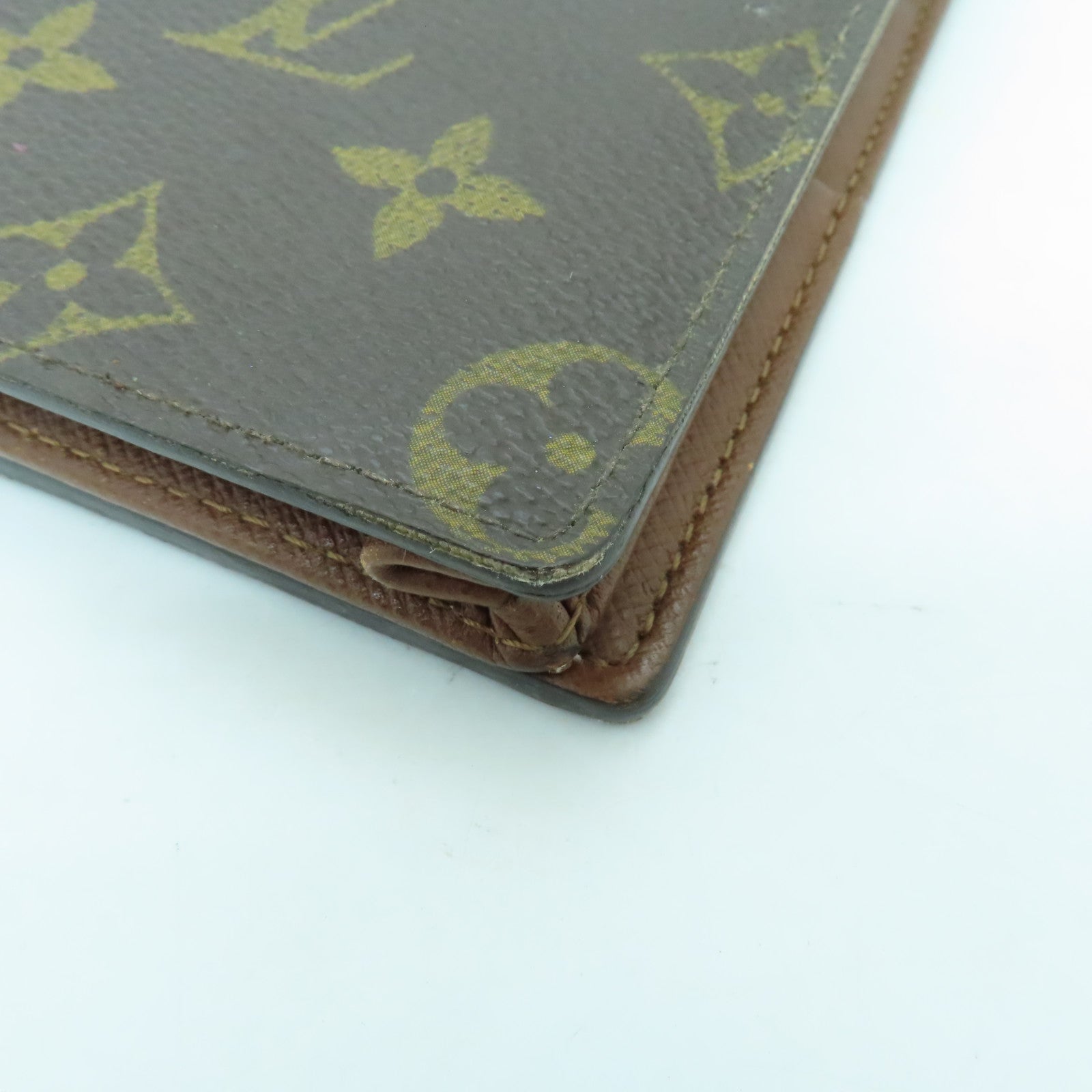LOUIS VUITTON Monogram Long Wallet金扣長錢包棕色