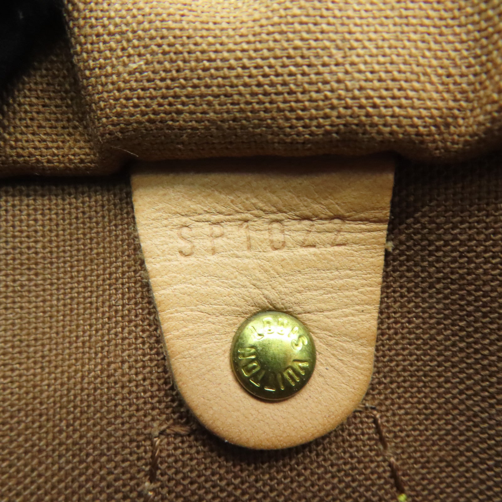 LOUIS VUITTON Monogram Speedy 25 Hand Bag金扣肩背袋啡色
