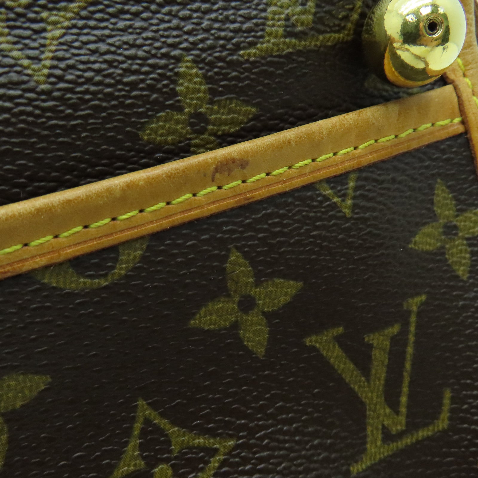 LOUIS VUITTON Monogram Popincourt Long金扣肩背袋啡色