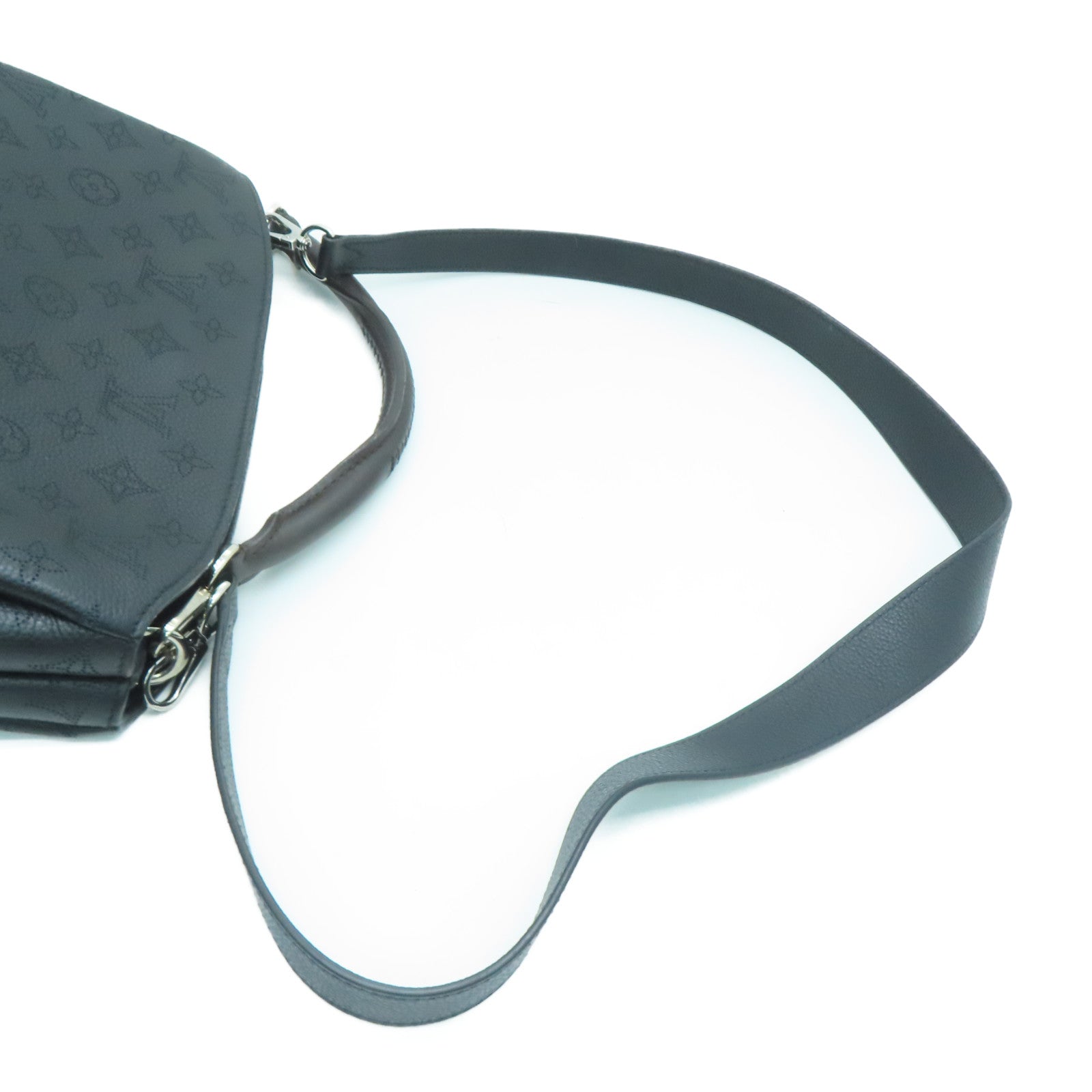 LOUIS VUITTON Mahina Babylone PM 2 Way Shoulder Bag金扣手挽肩背袋黑色
