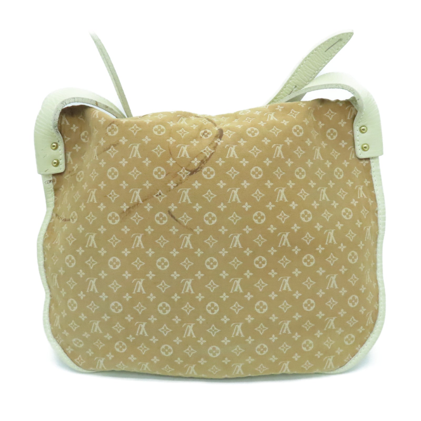 LOUIS VUITTON Monogram idylle Shoulder Bag gold buckle shoulder bag brown