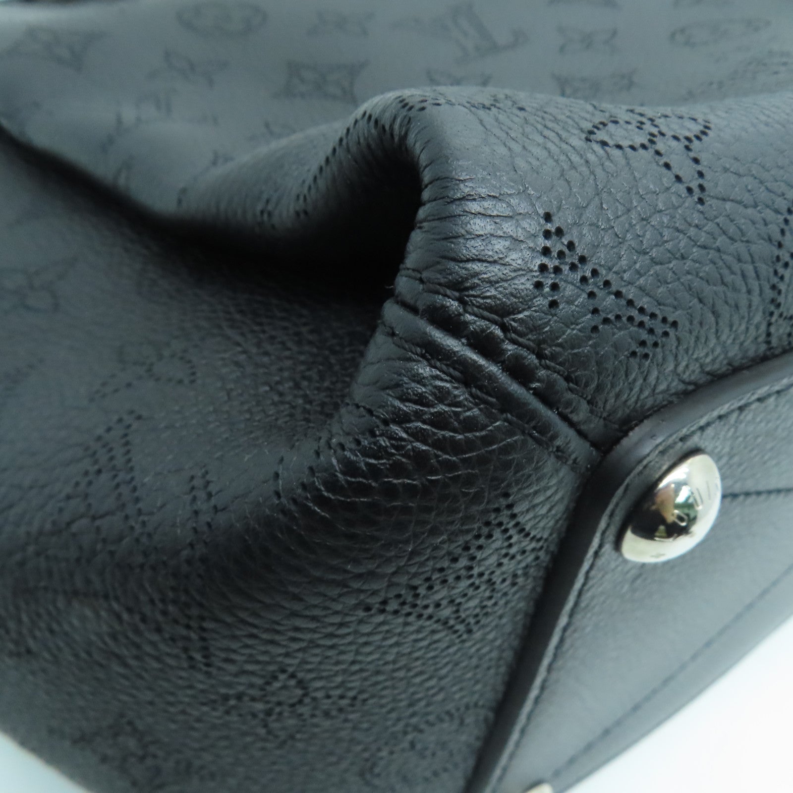 LOUIS VUITTON Mahina Babylone PM 2 Way Shoulder Bag金扣手挽肩背袋黑色