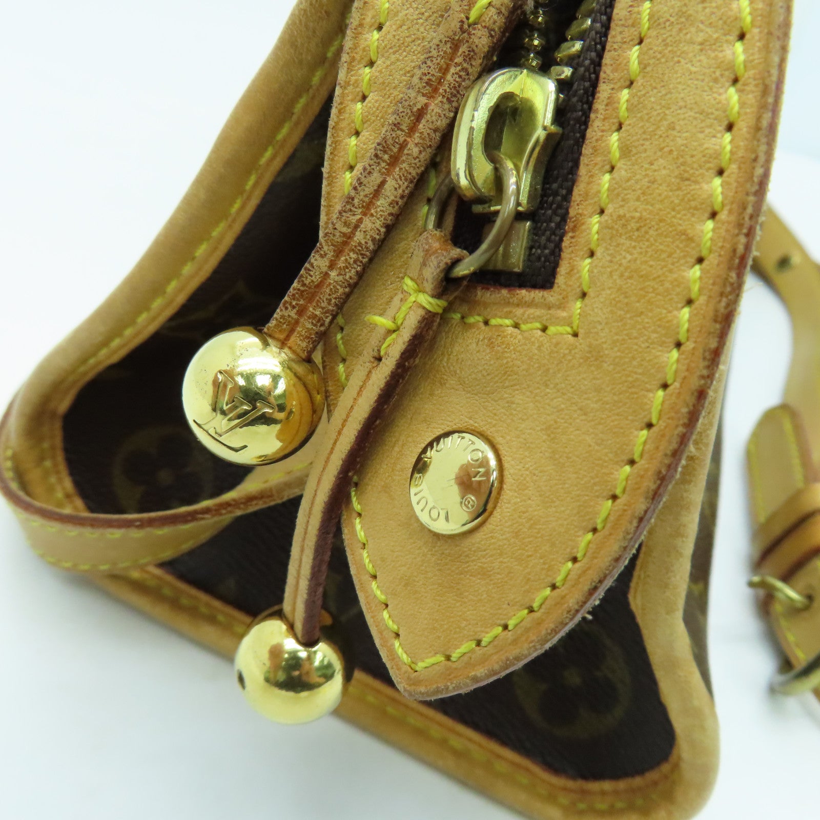 LOUIS VUITTON Monogram Popincourt Long金扣肩背袋啡色
