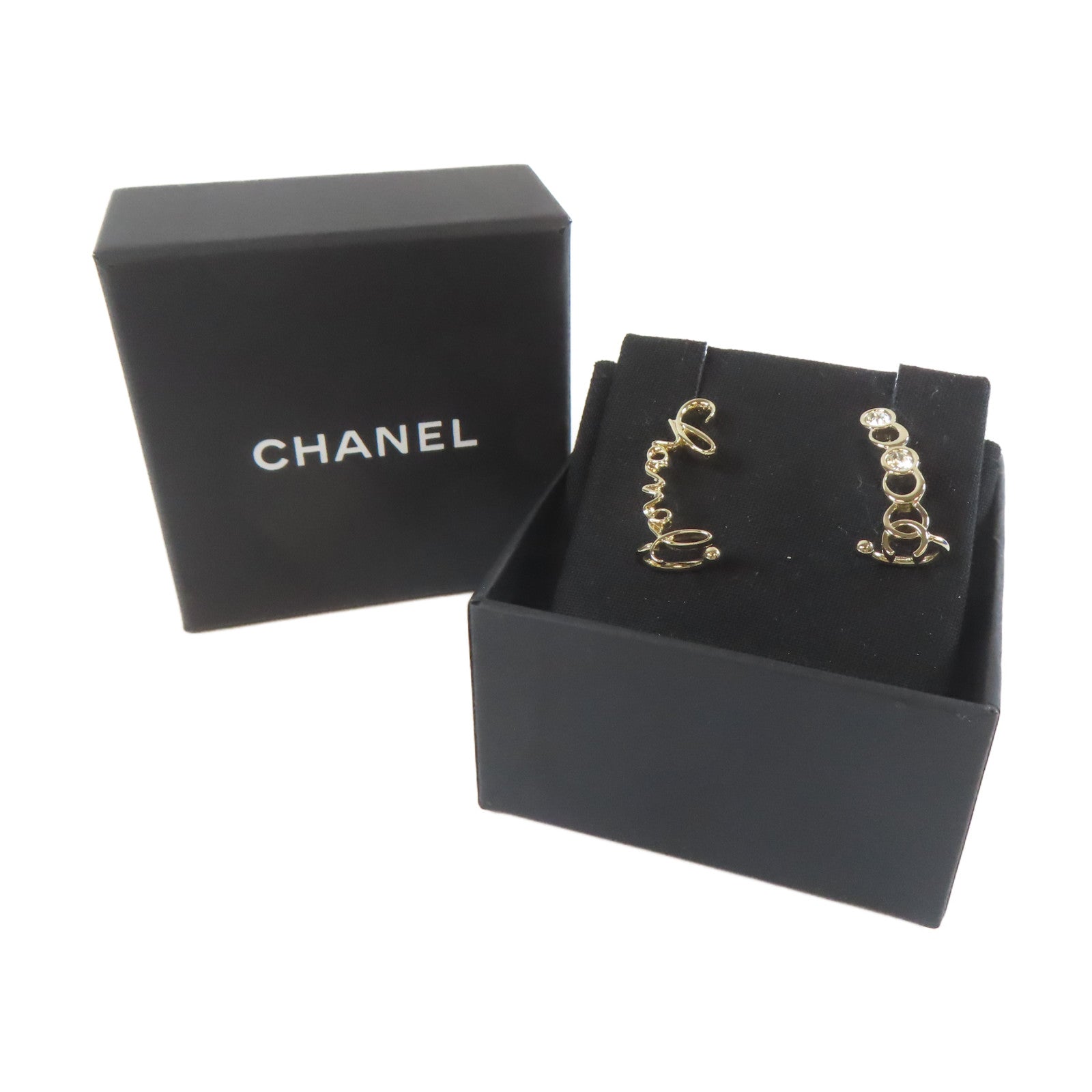 CHANEL 金屬Earrings耳環金色