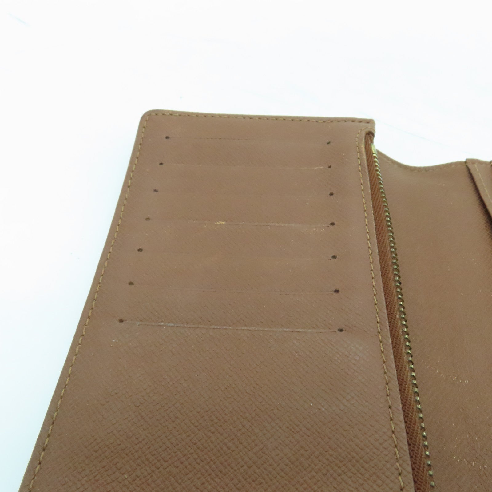 LOUIS VUITTON Monogram Long Wallet金扣長錢包棕色